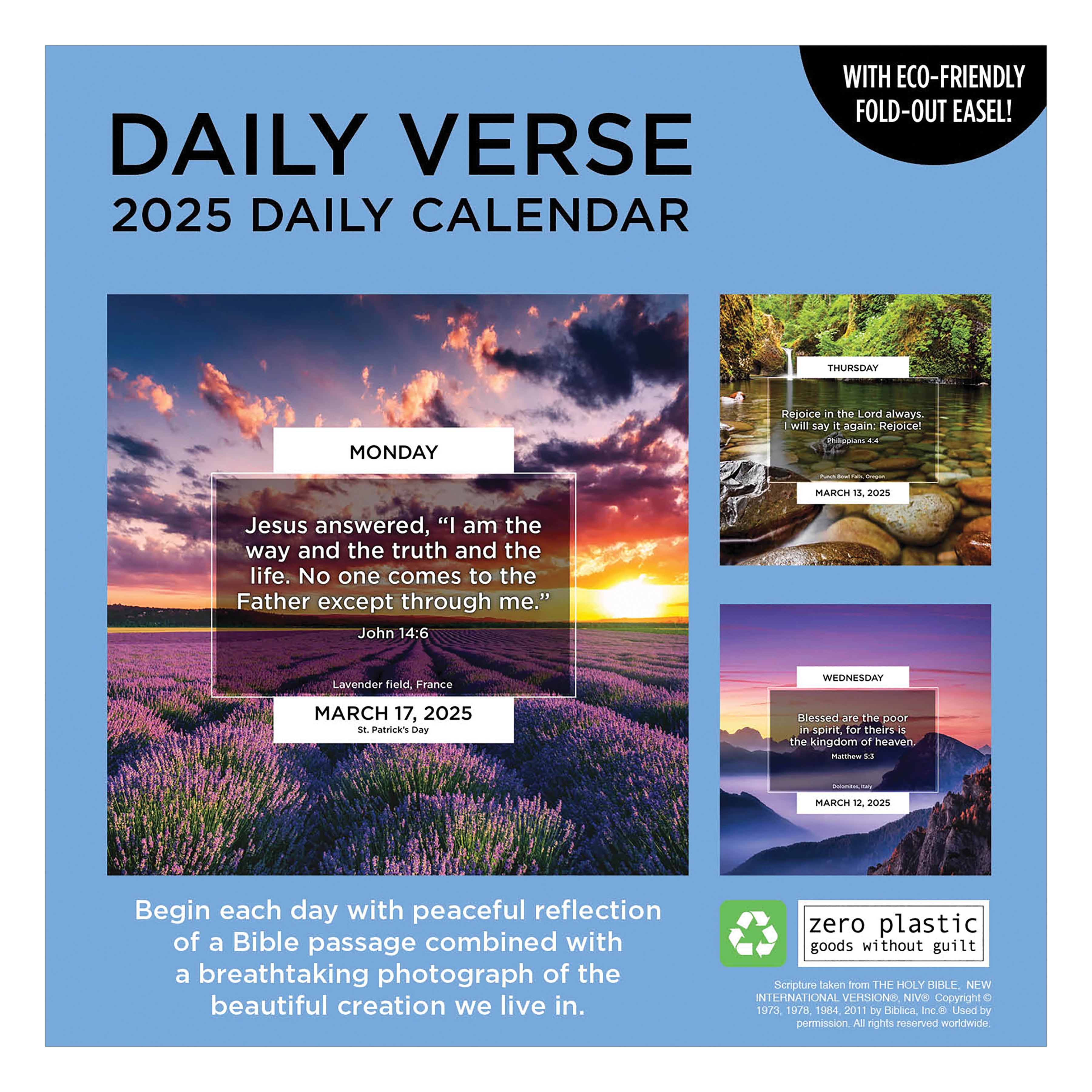 2025 Daily Verse Daily Desktop Calendar SELWII