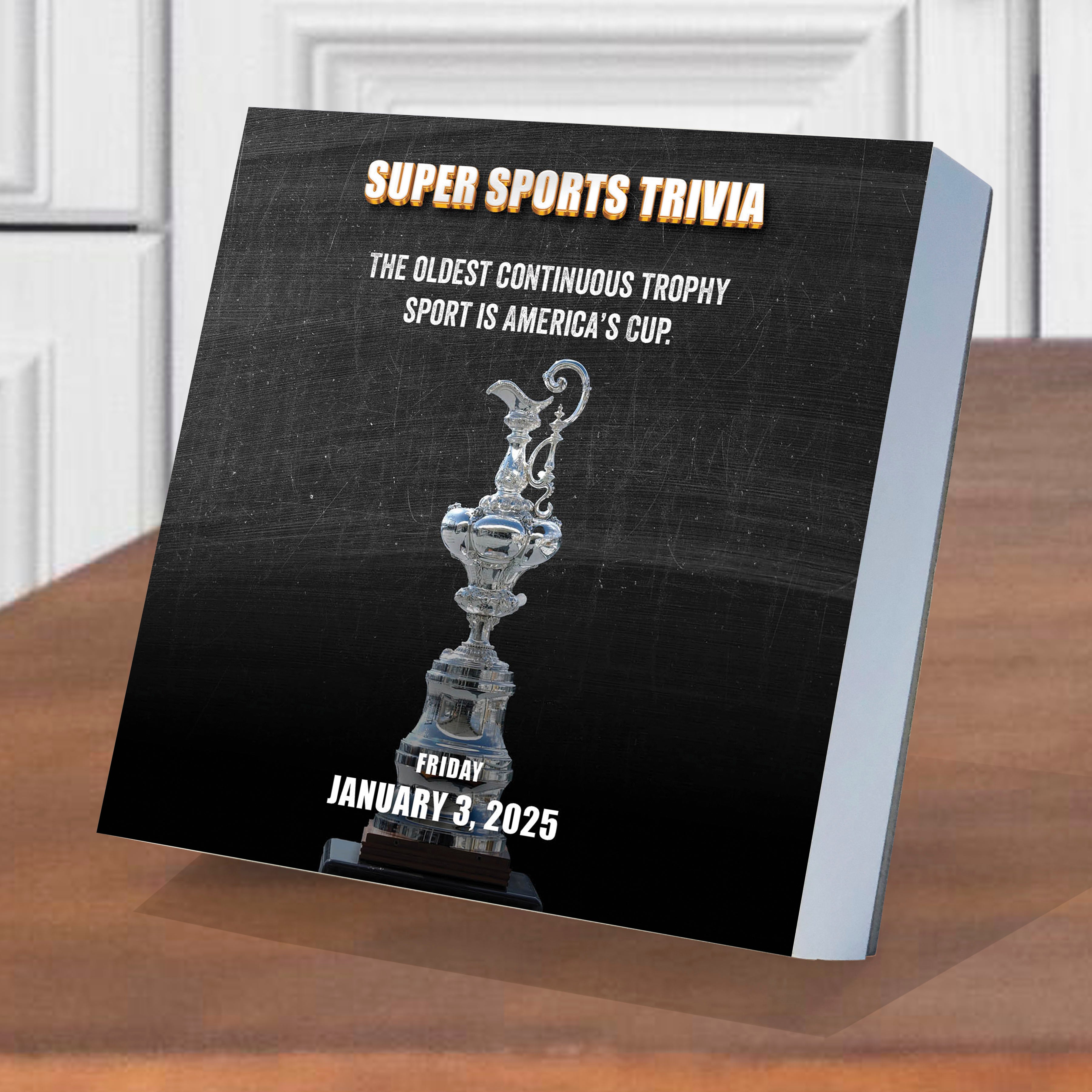 2025 Sports Facts & Trivia Daily Desktop Calendar SELWII