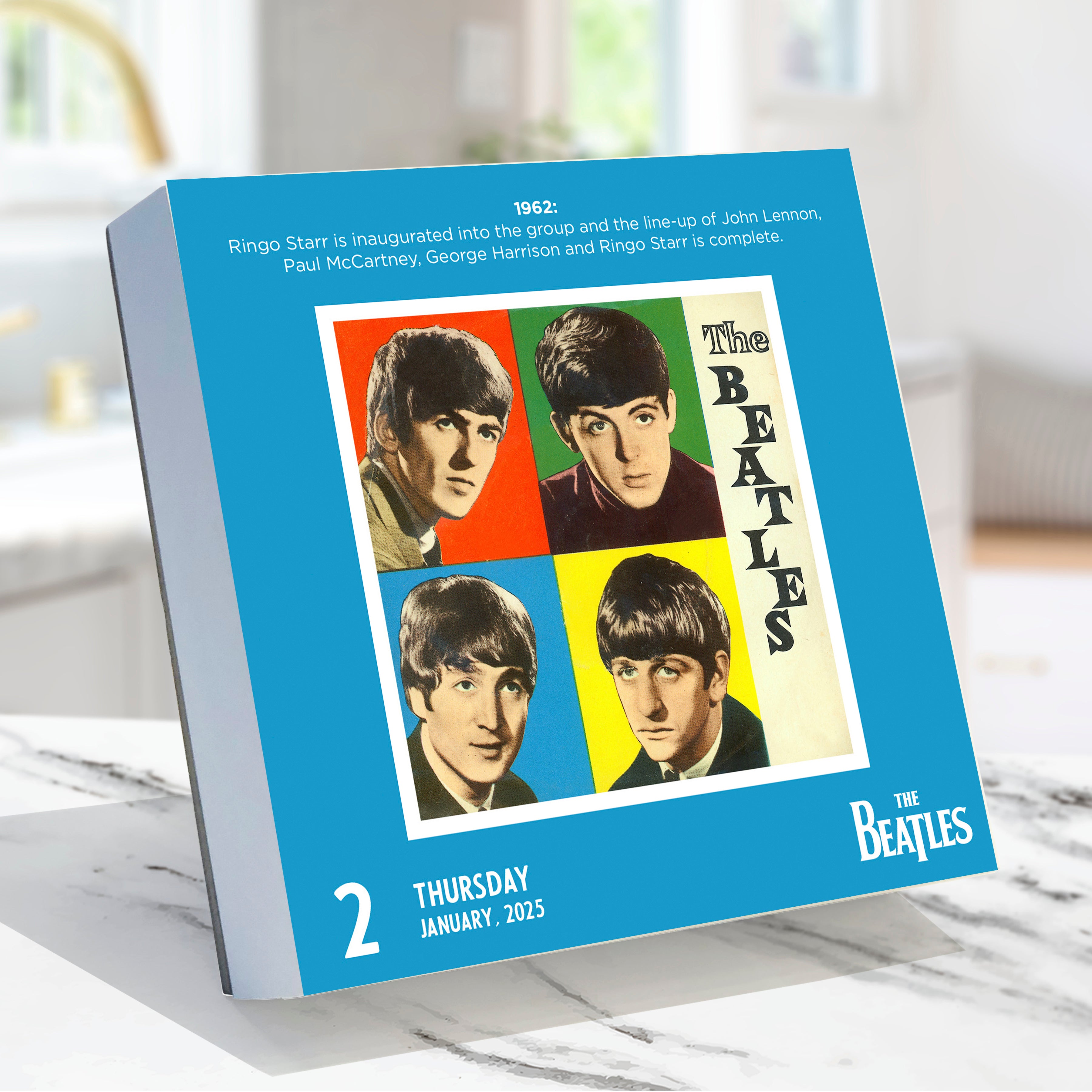 2025 The Beatles Daily Desktop Calendar SELWII