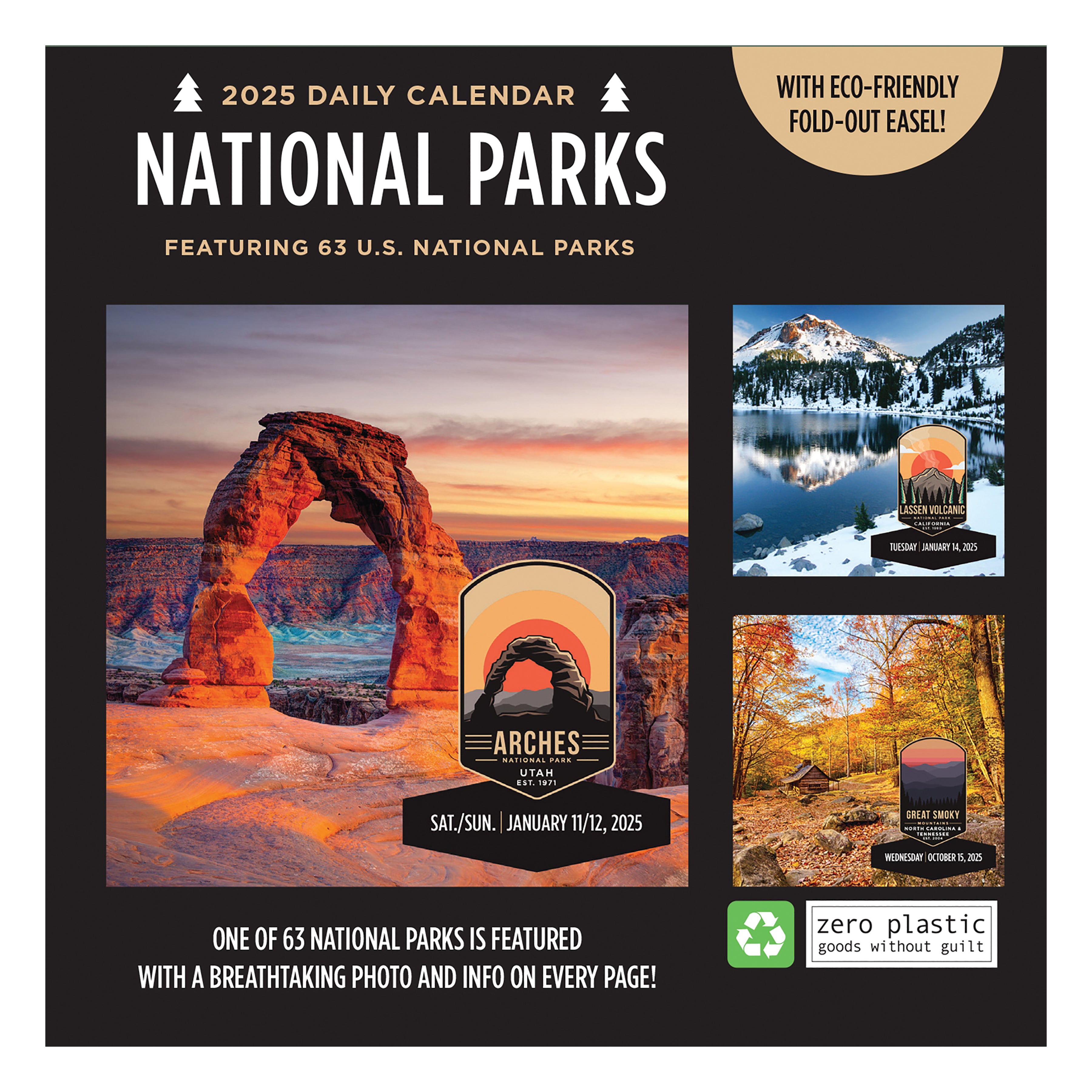 2025 365 National Parks Daily Desktop Calendar on SELWII