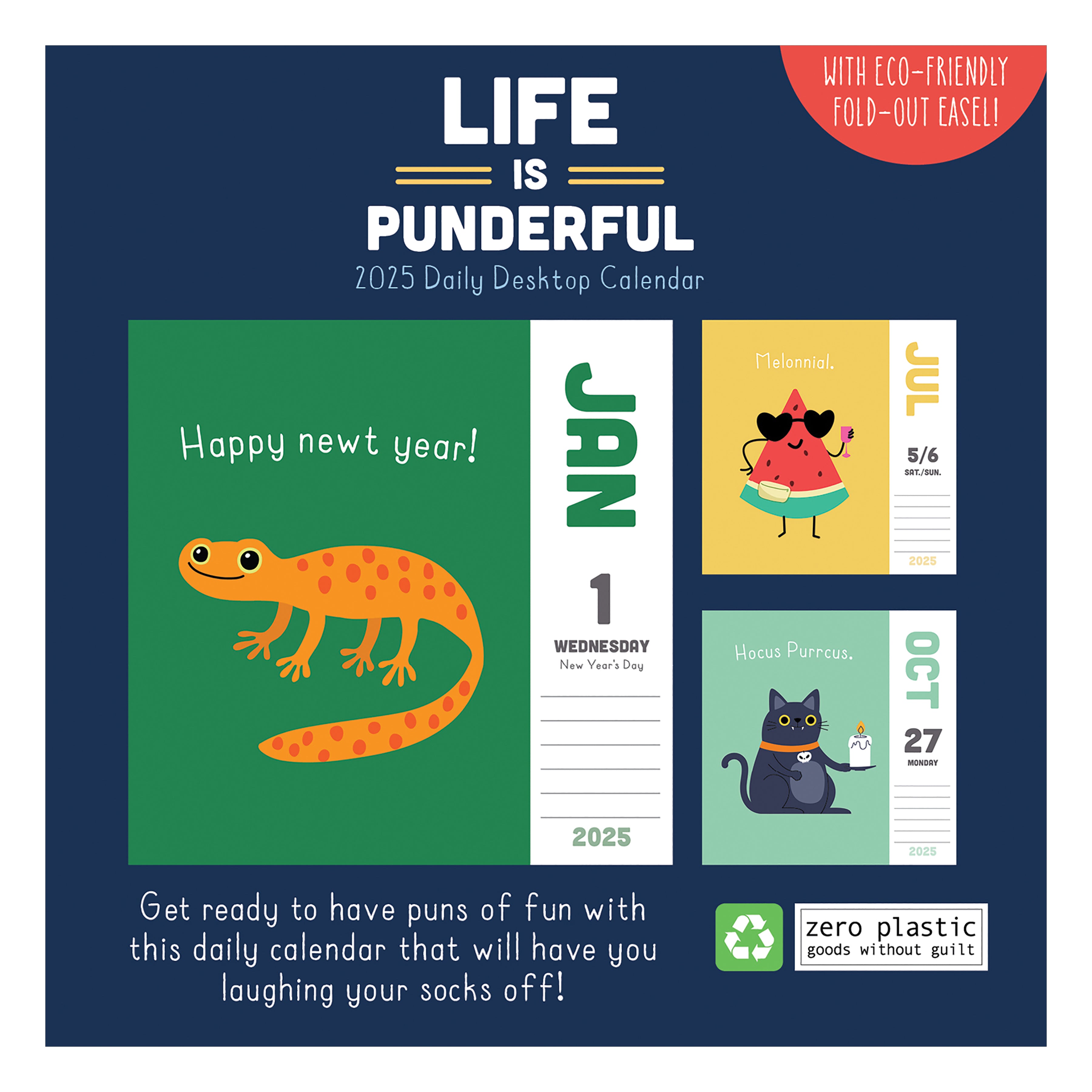 2025 Puns of Fun Daily Desktop Calendar SELWII