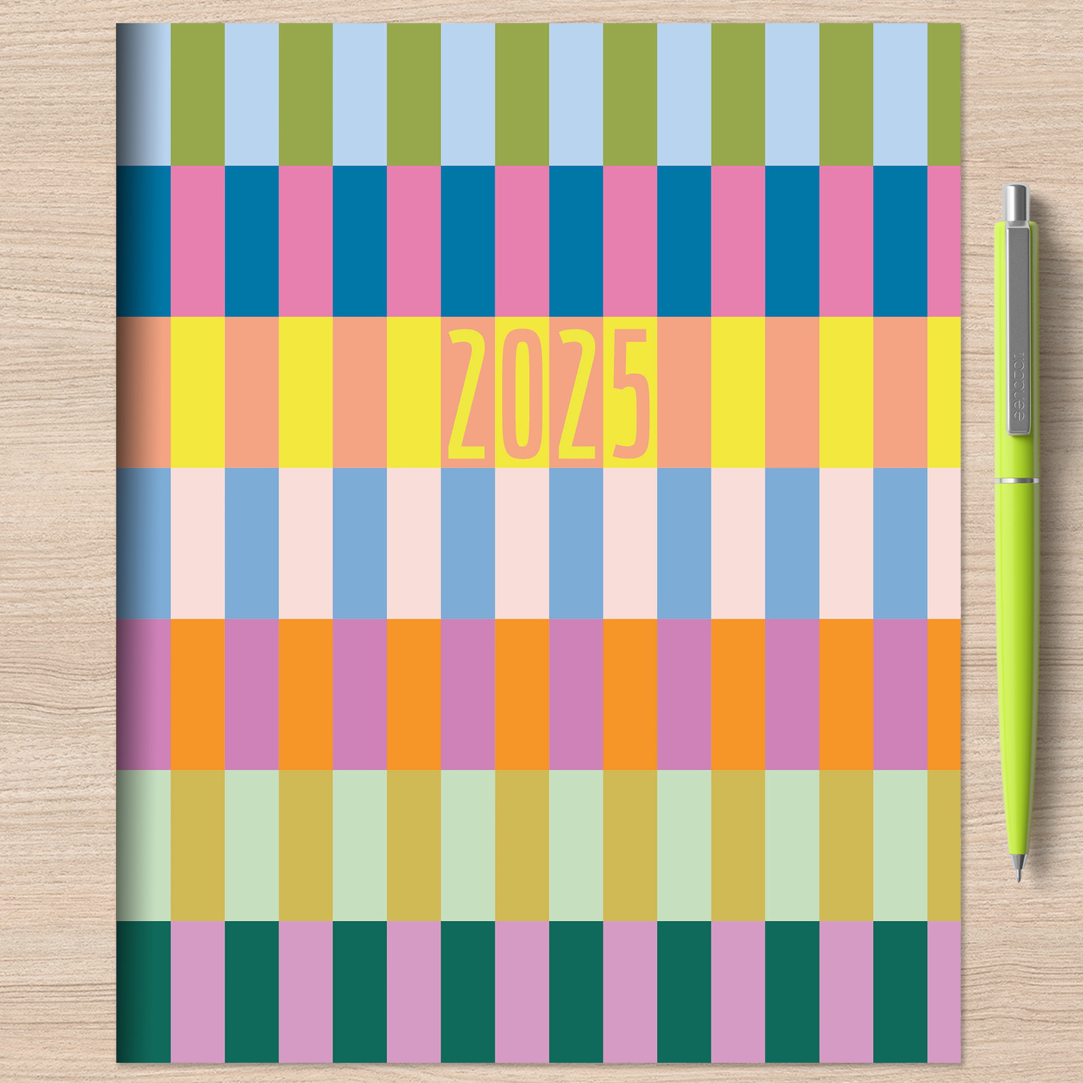 2025 Color Stacks Medium Monthly Planner SELWII