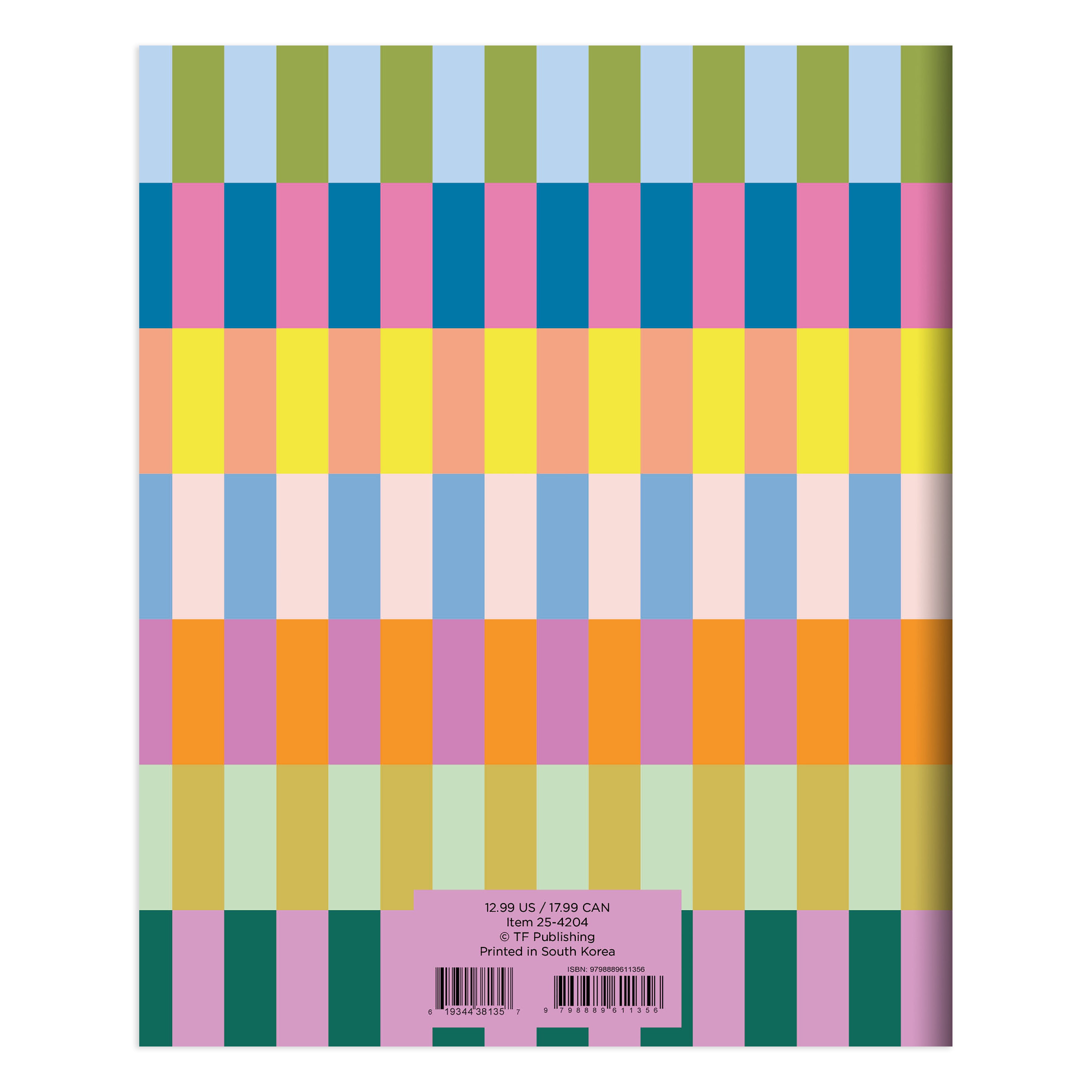 2025 Color Stacks Medium Monthly Planner SELWII