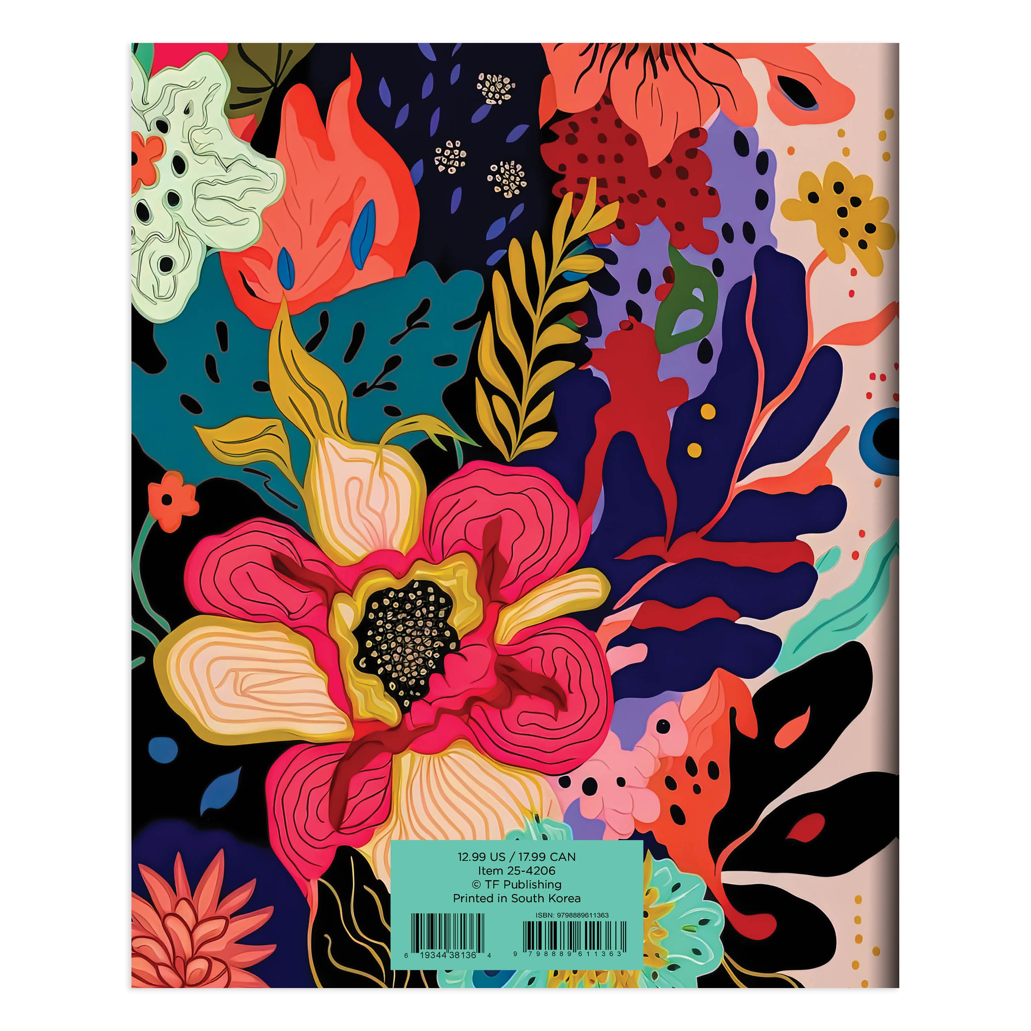 2025 Eclectic Flowers Medium Monthly Planner SELWII