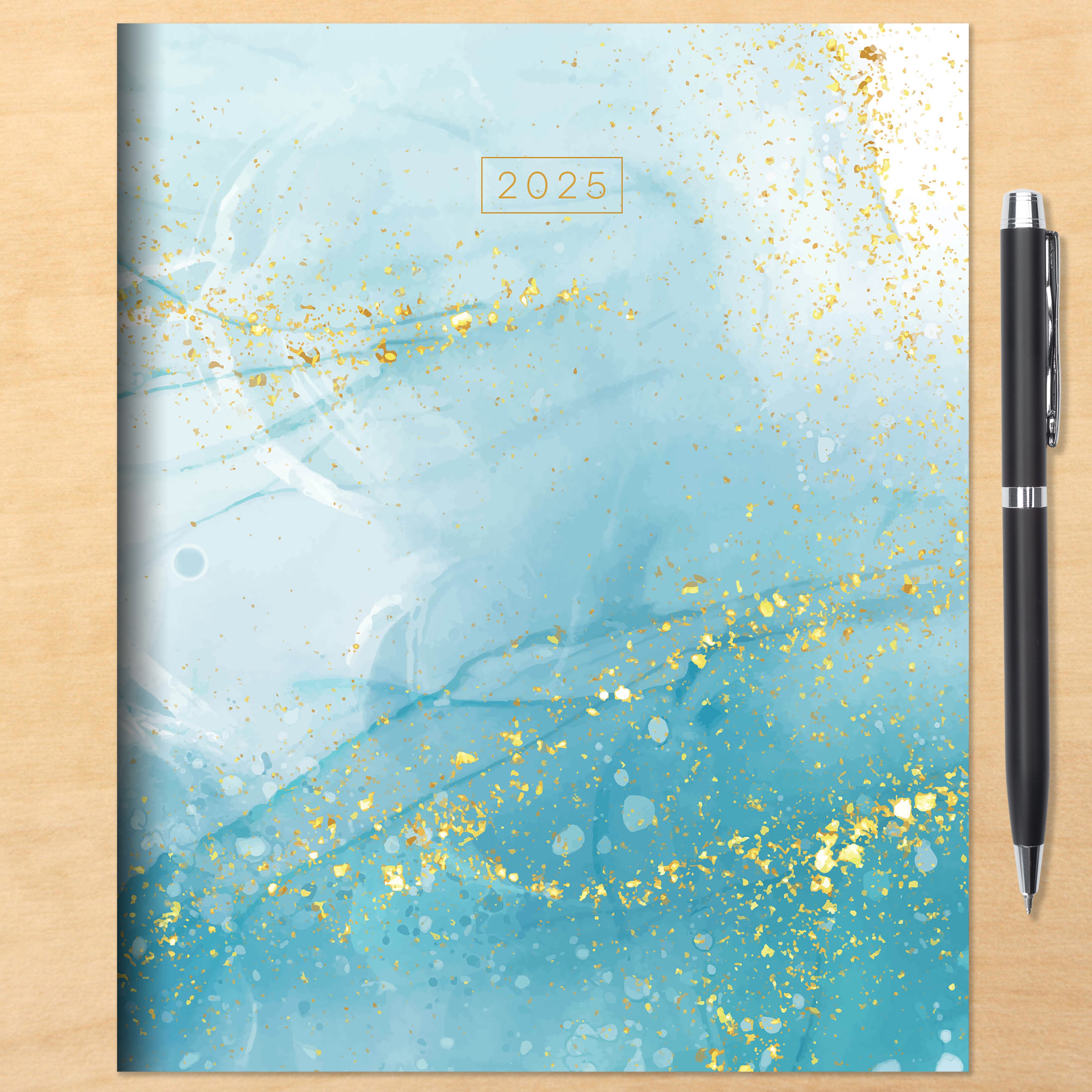 2025 Floating Blue Medium Monthly Planner SELWII