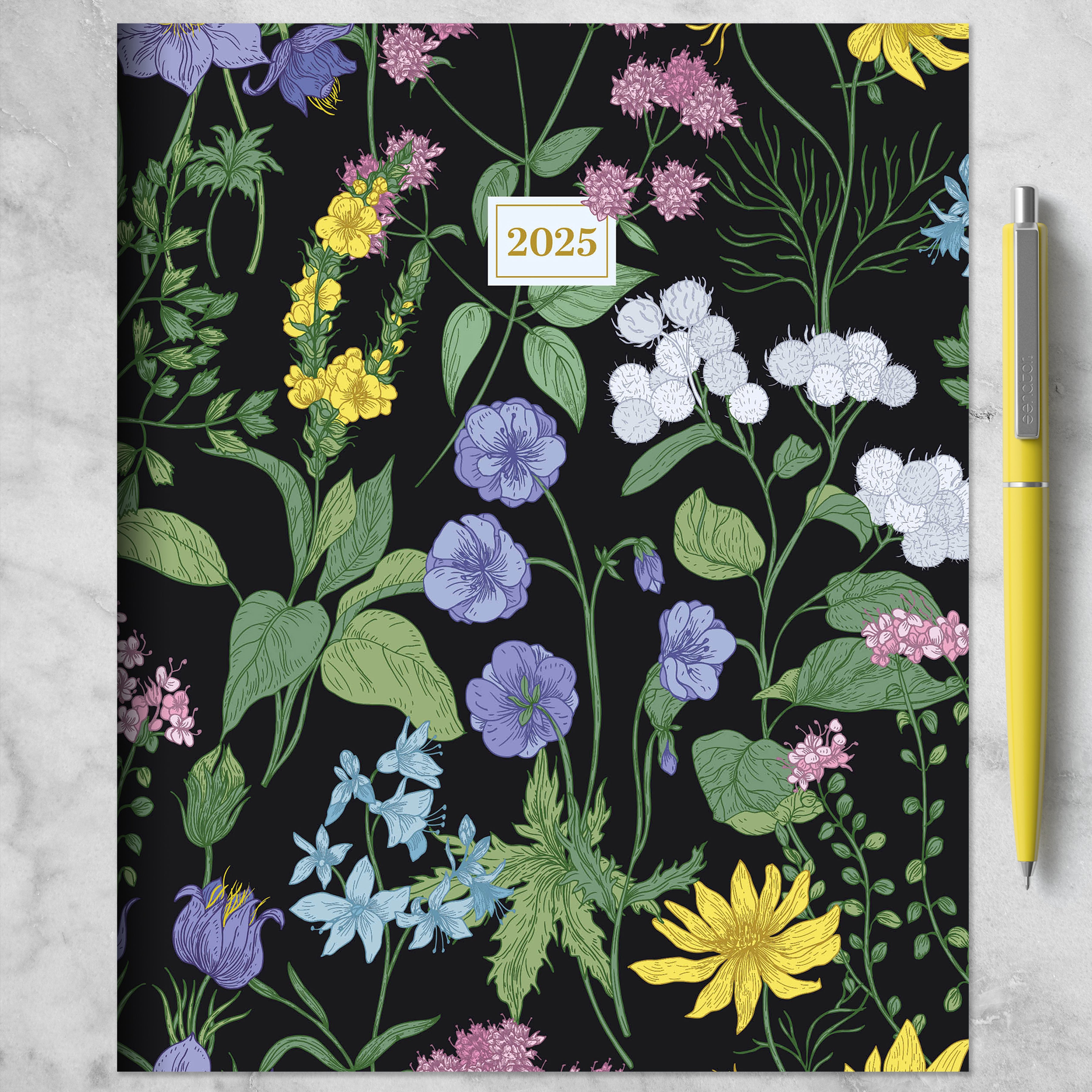 2025 Garden Blooms Medium Monthly Planner SELWII