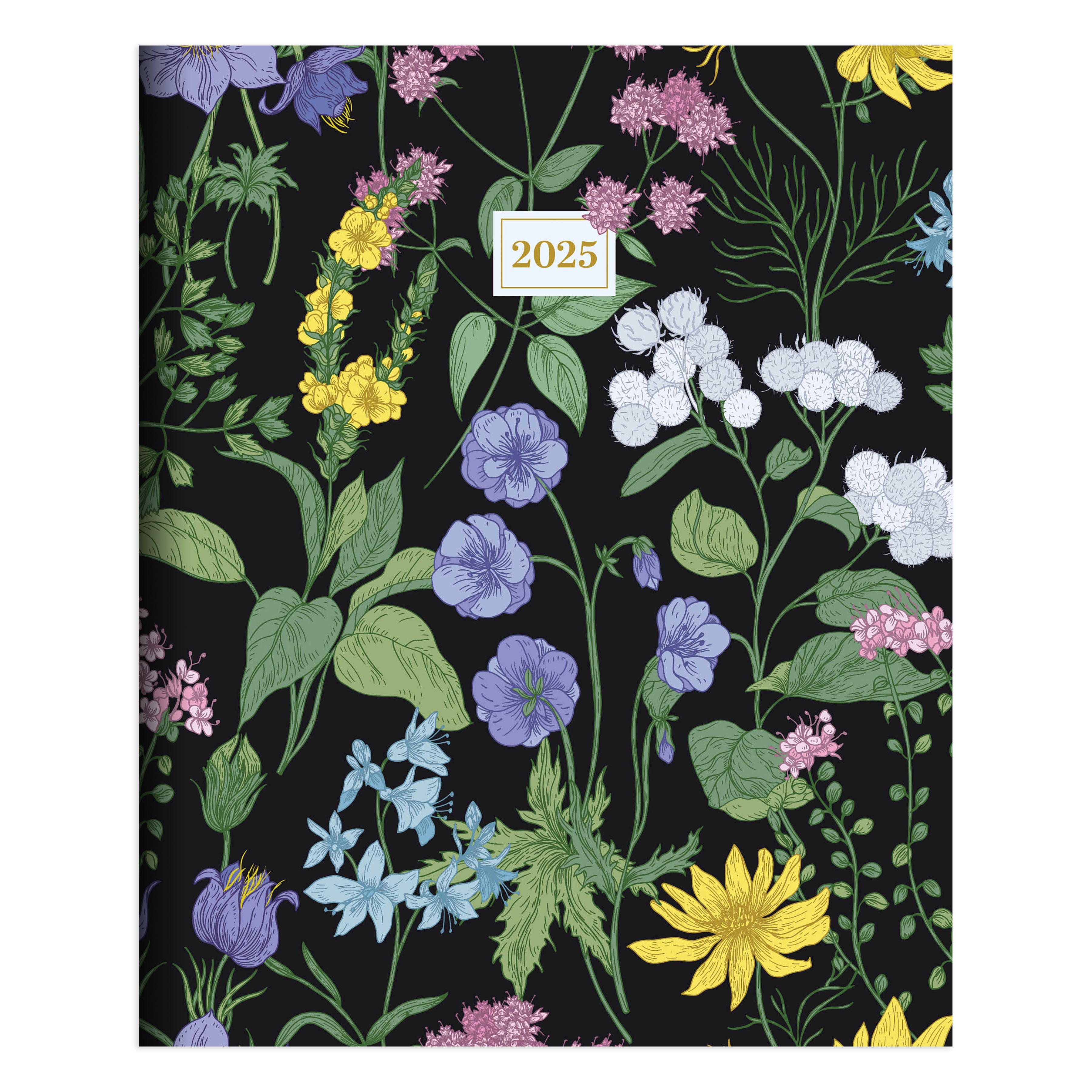 2025 Garden Blooms Medium Monthly Planner SELWII