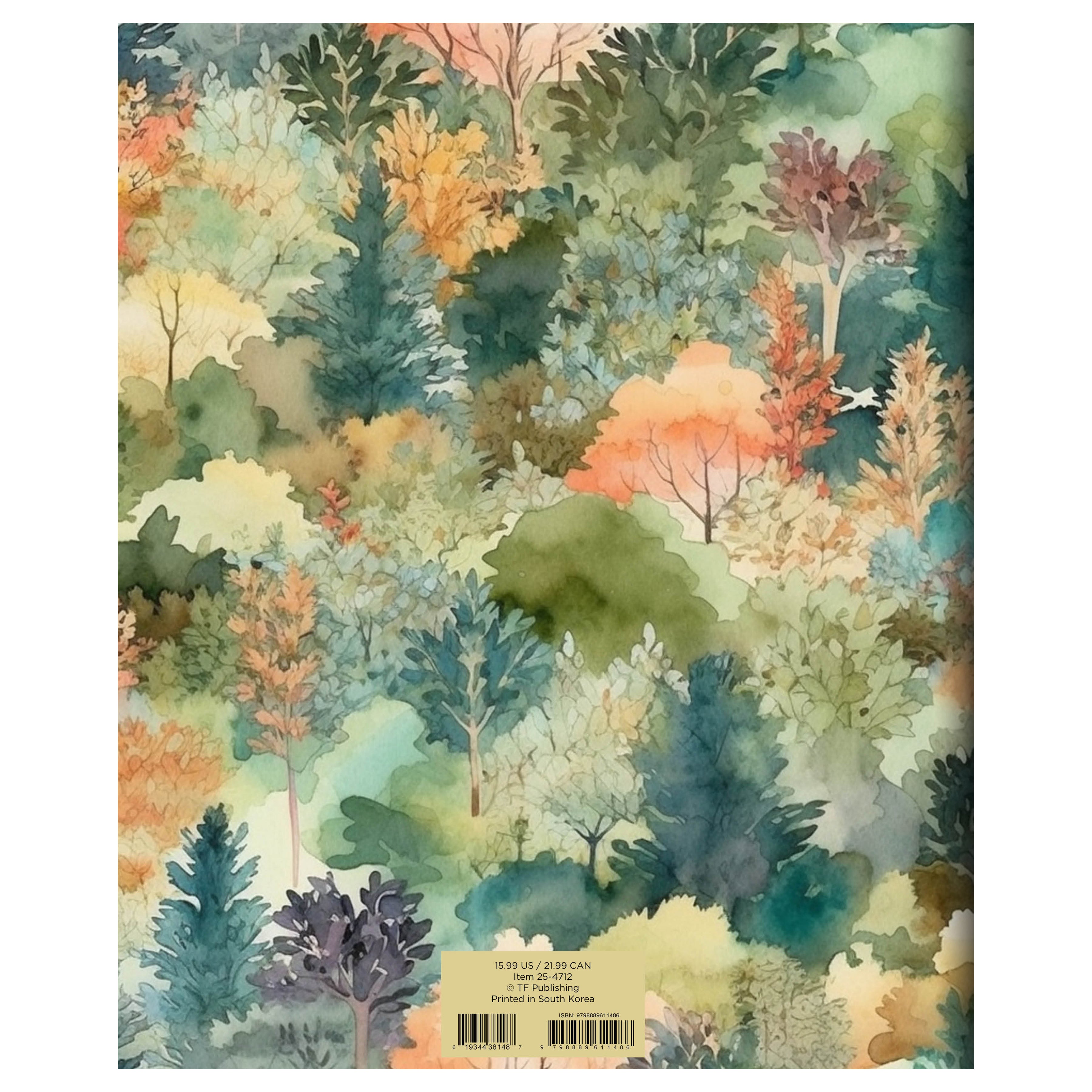 2025 Mural of Trees Large Monthly Planner SELWII