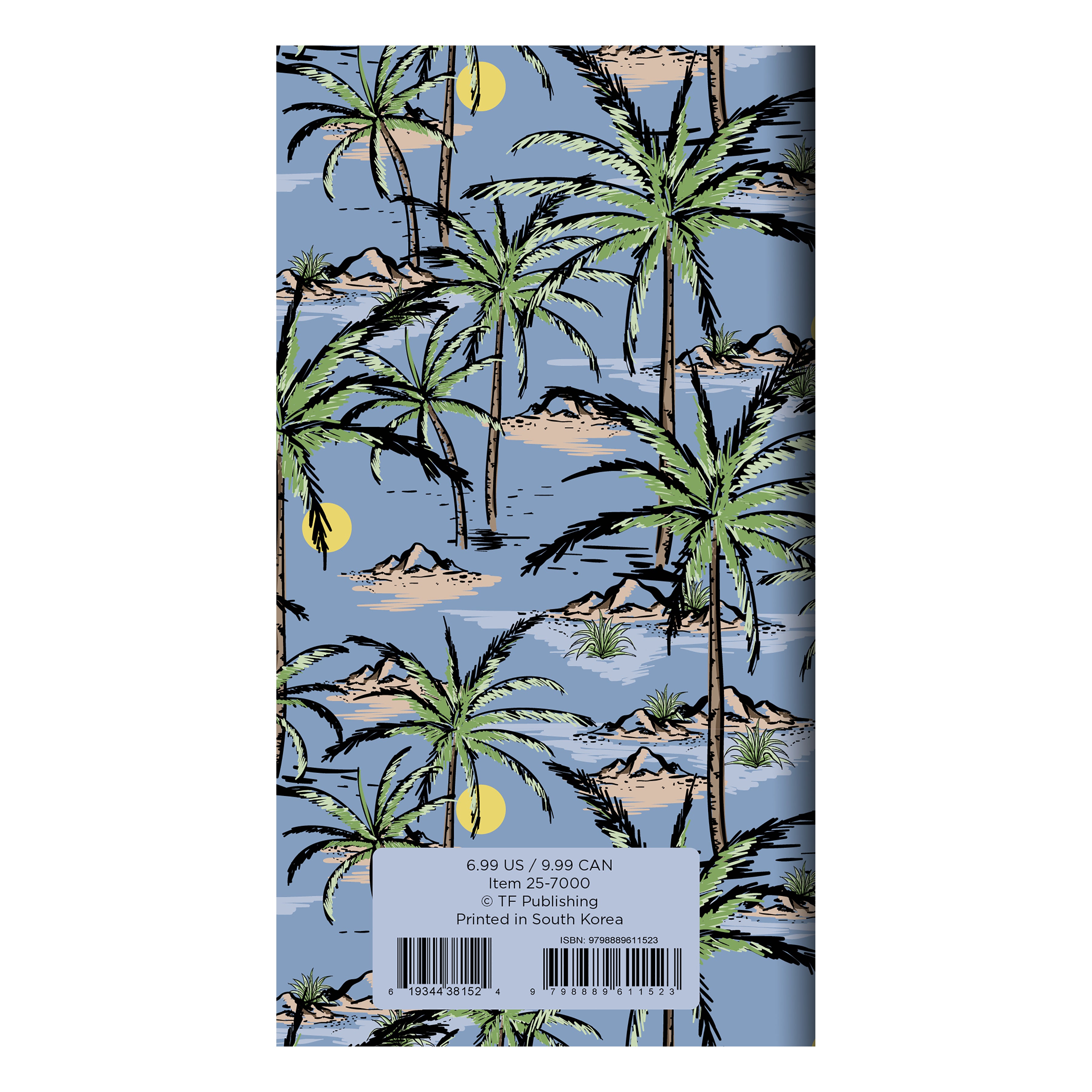 2025-2026 Aloha Palms Small Monthly Pocket Planner SELWII