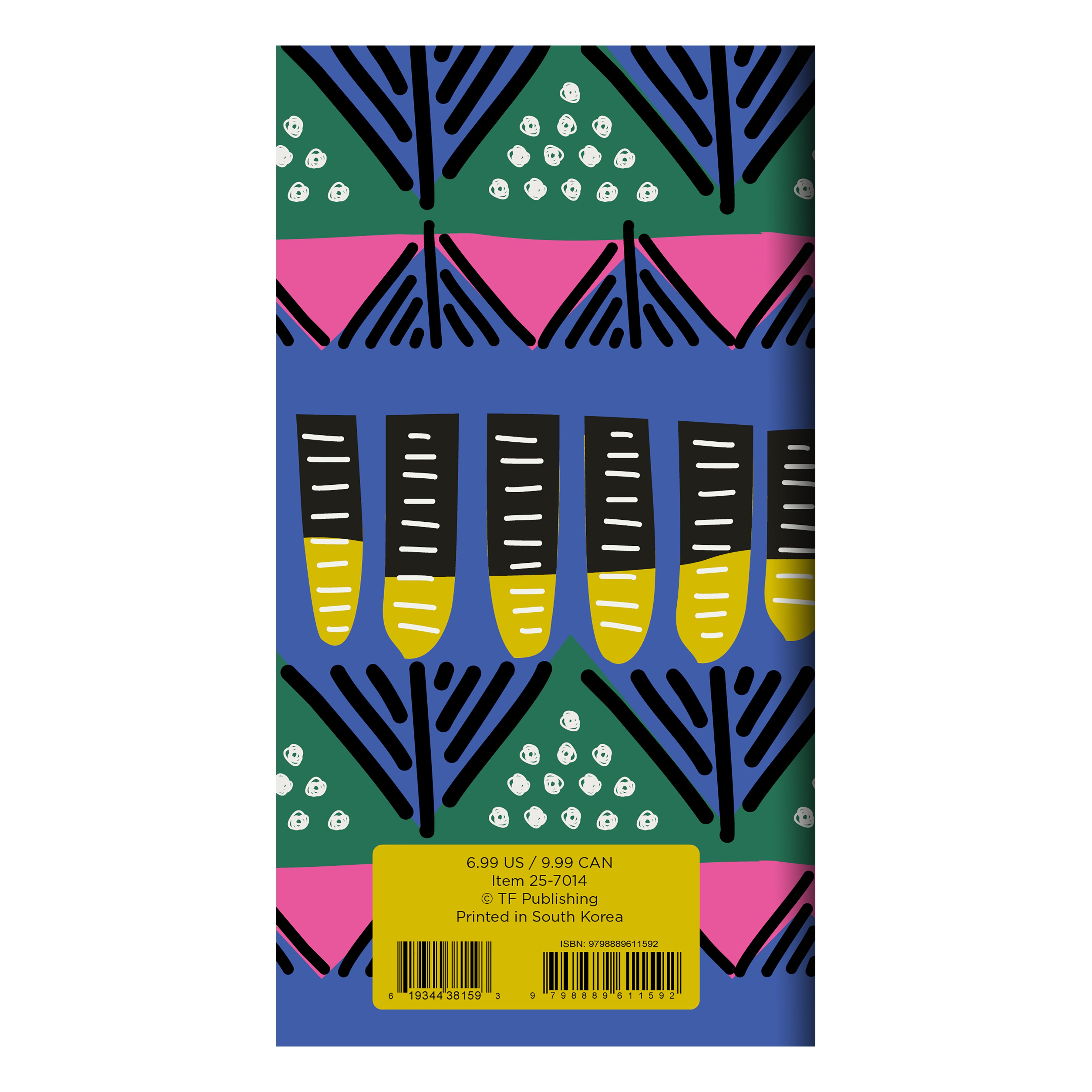 2025-2026 Bright Tribal Small Monthly Pocket Planner SELWII