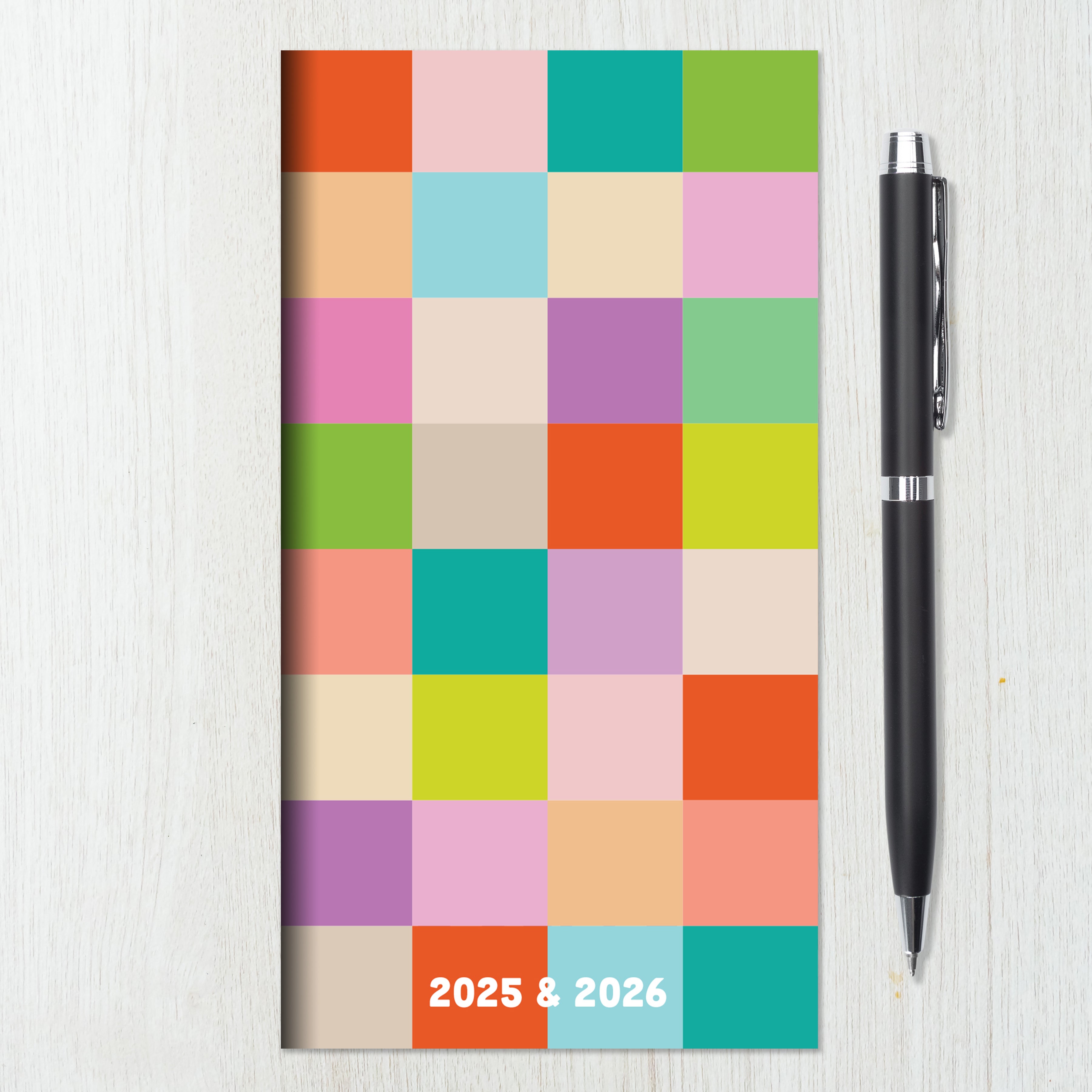 2025-2026 Check Your Colors Small Monthly Pocket Planner SELWII