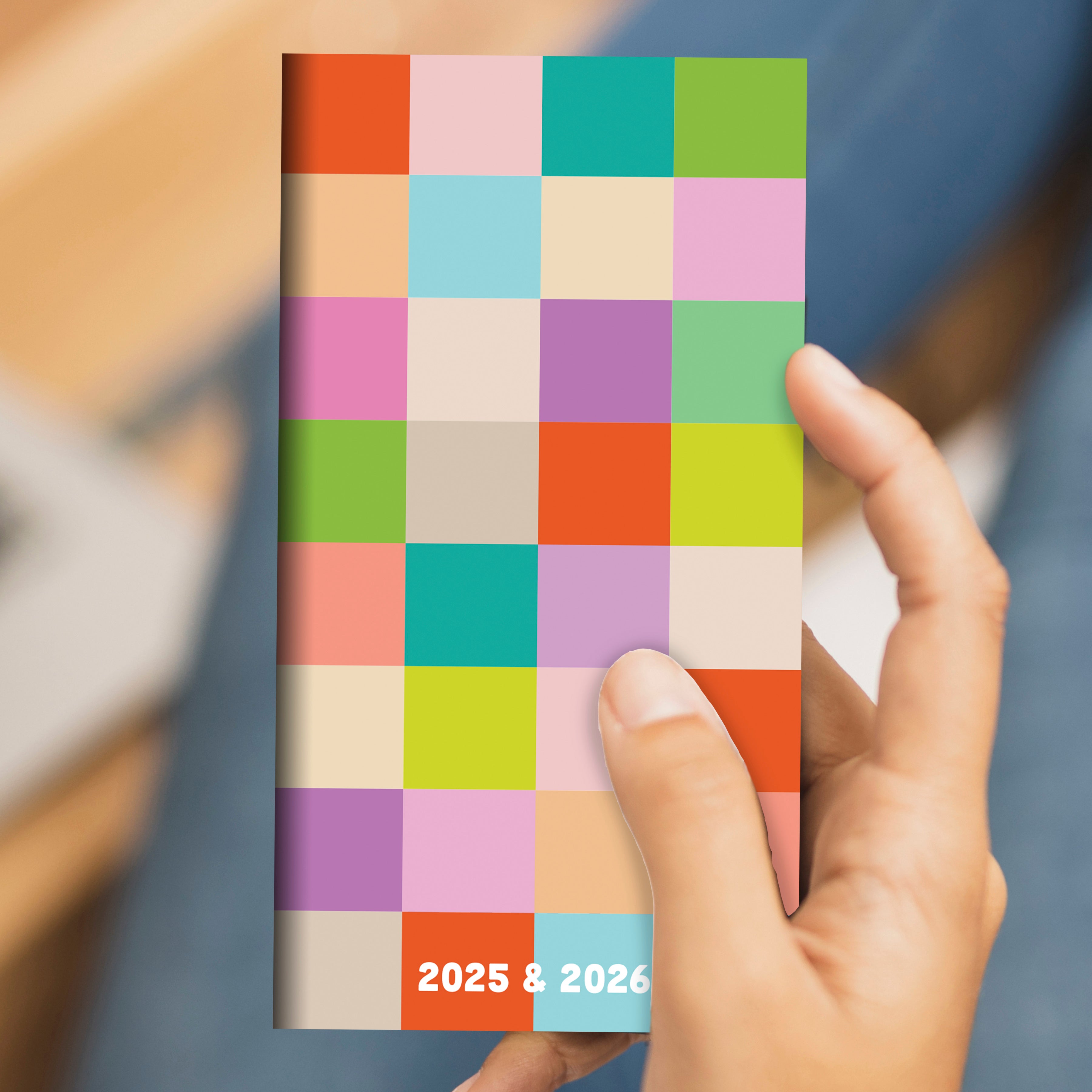 2025-2026 Check Your Colors Small Monthly Pocket Planner SELWII