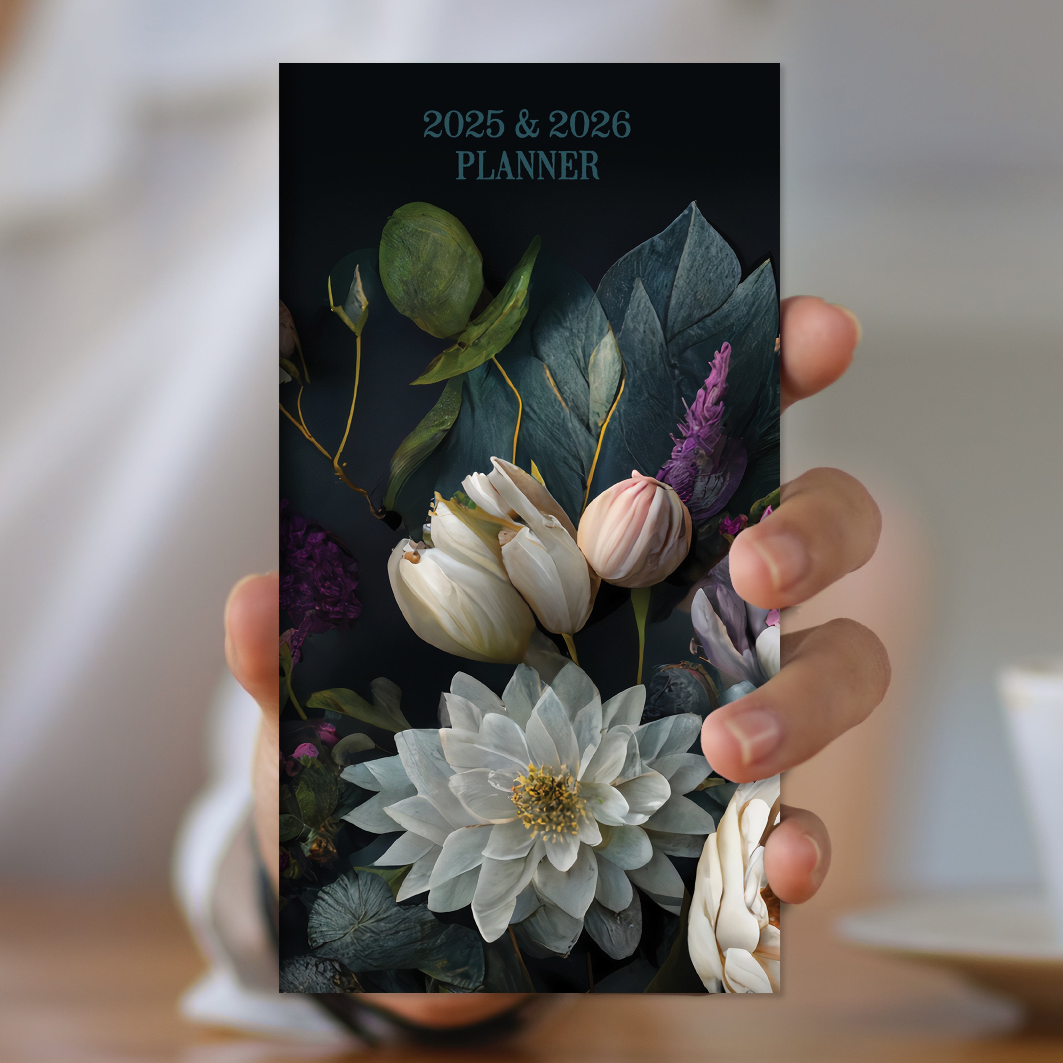 2025-2026 Dutch Flora Small Monthly Pocket Planner SELWII