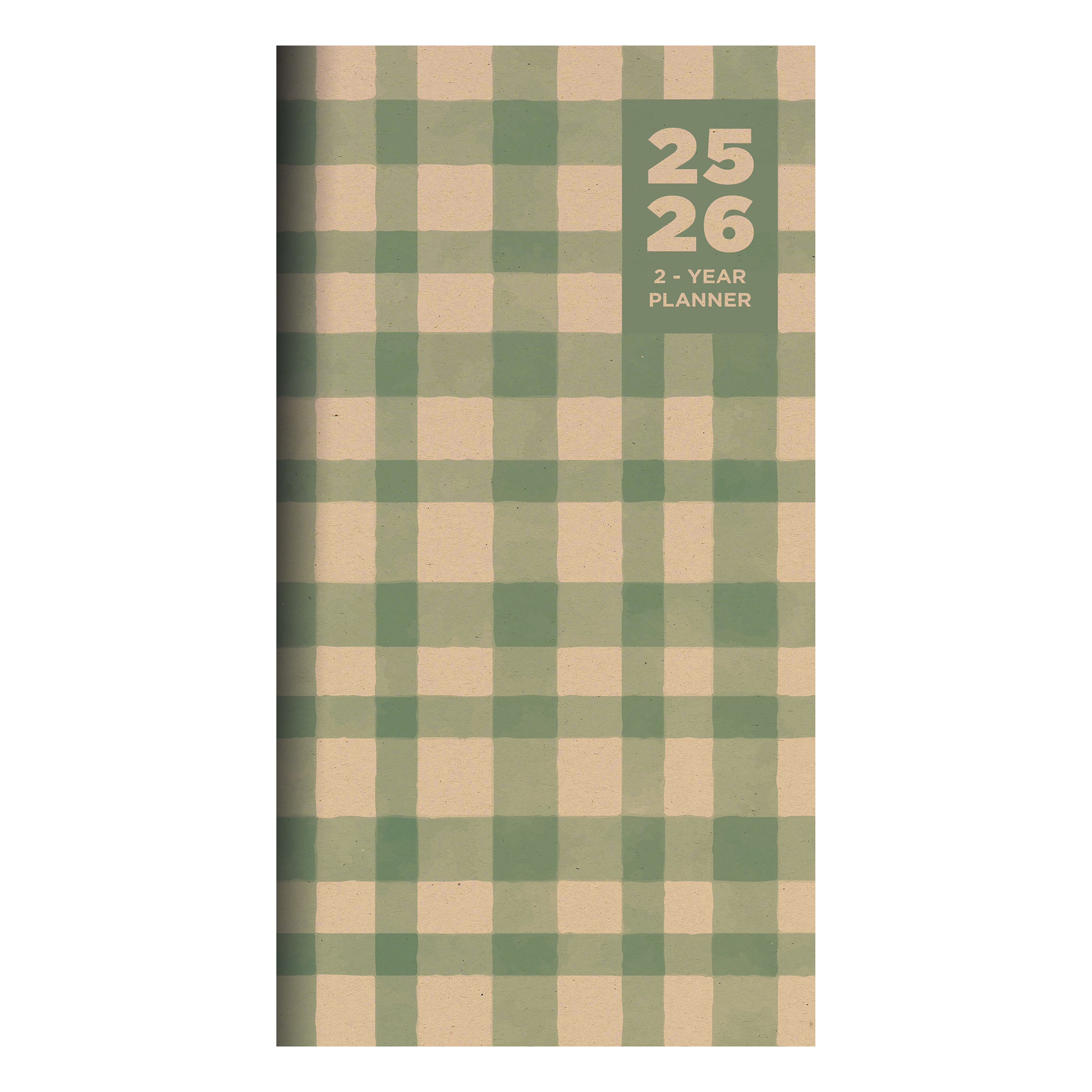 2025-2026 Farmhouse Gingham Small Monthly Pocket Planner SELWII