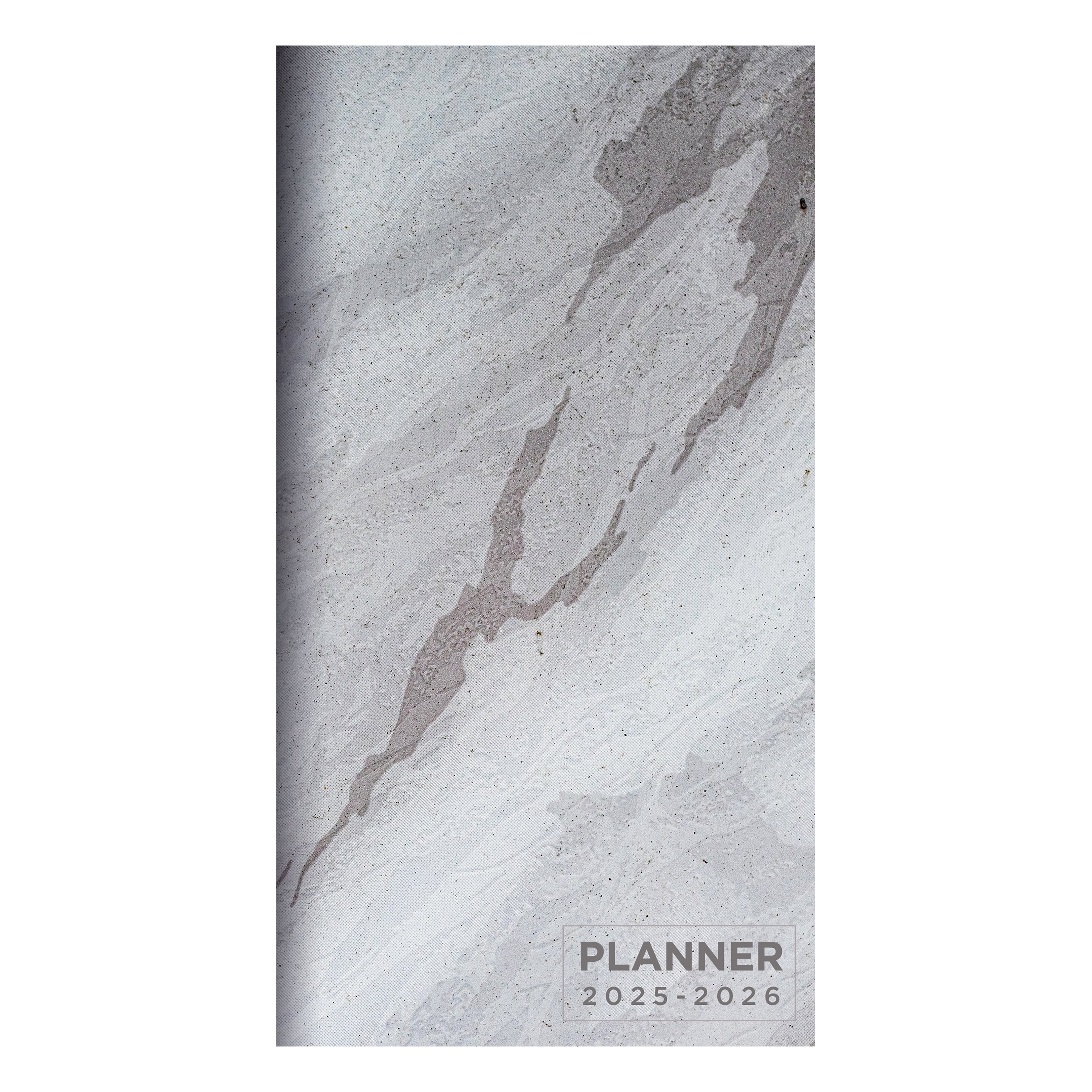 2025-2026 Gray Granite Small Monthly Pocket Planner SELWII