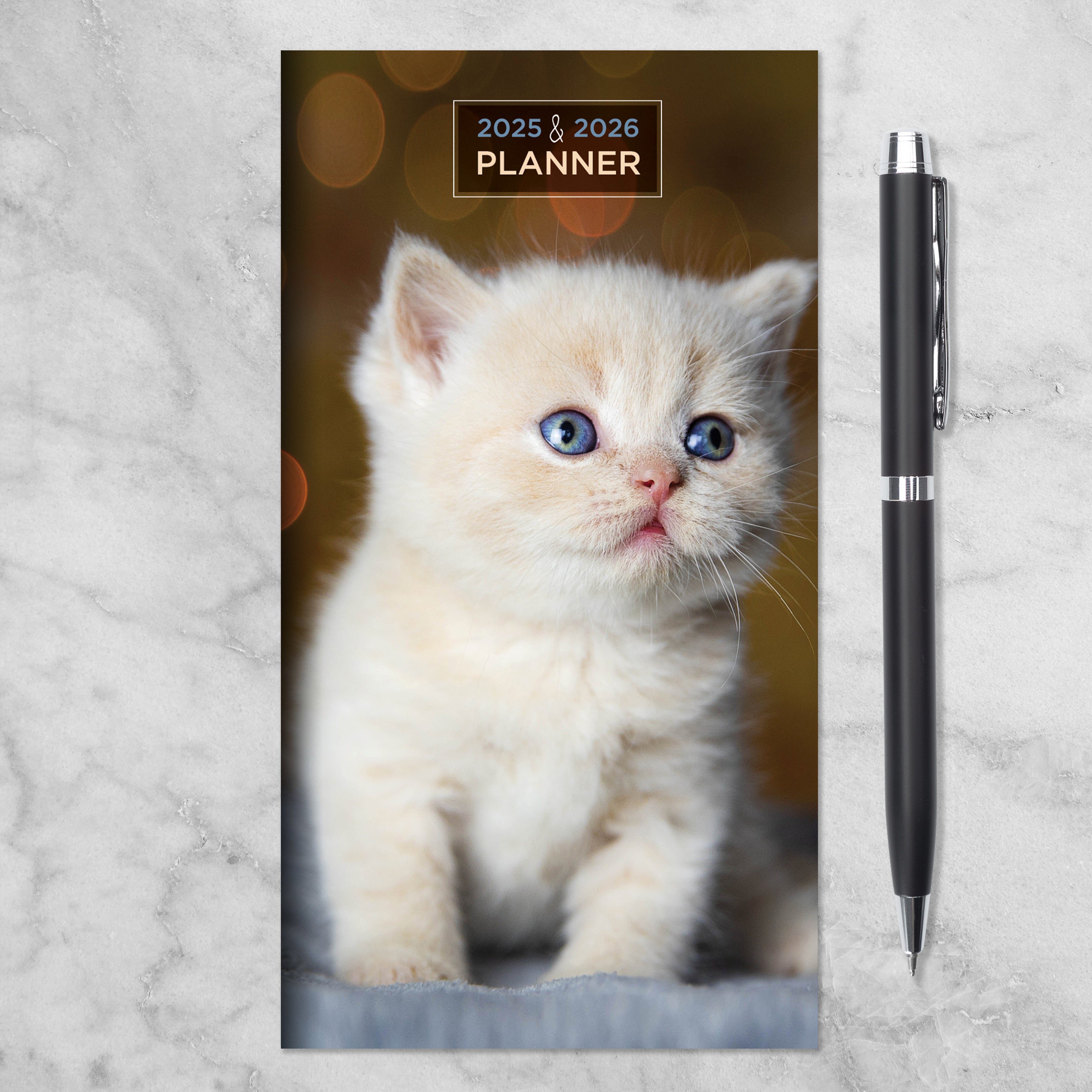 2025-2026 Kitten Small Monthly Pocket Planner SELWII