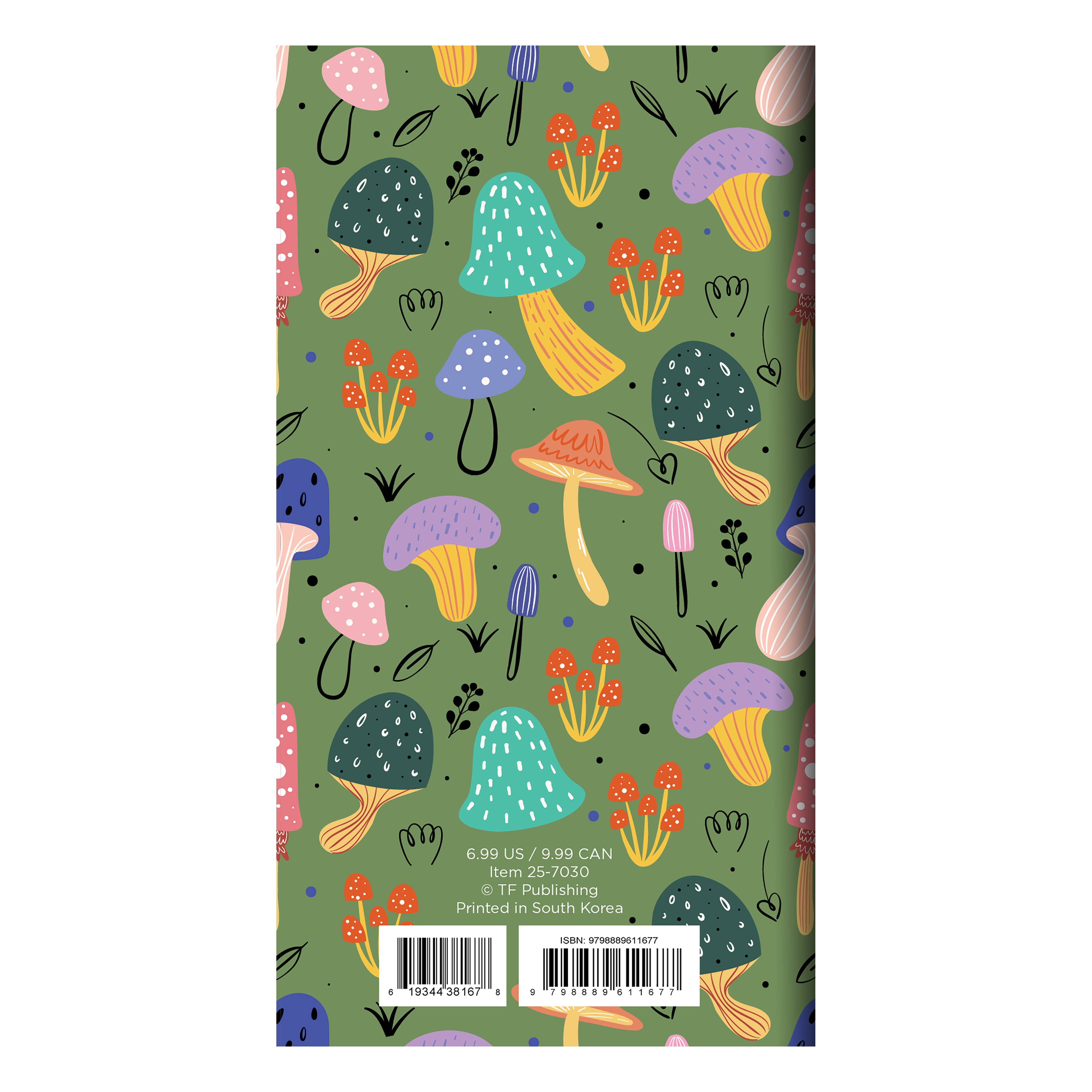 2025-2026 Mushroom Patch Small Monthly Pocket Planner SELWII