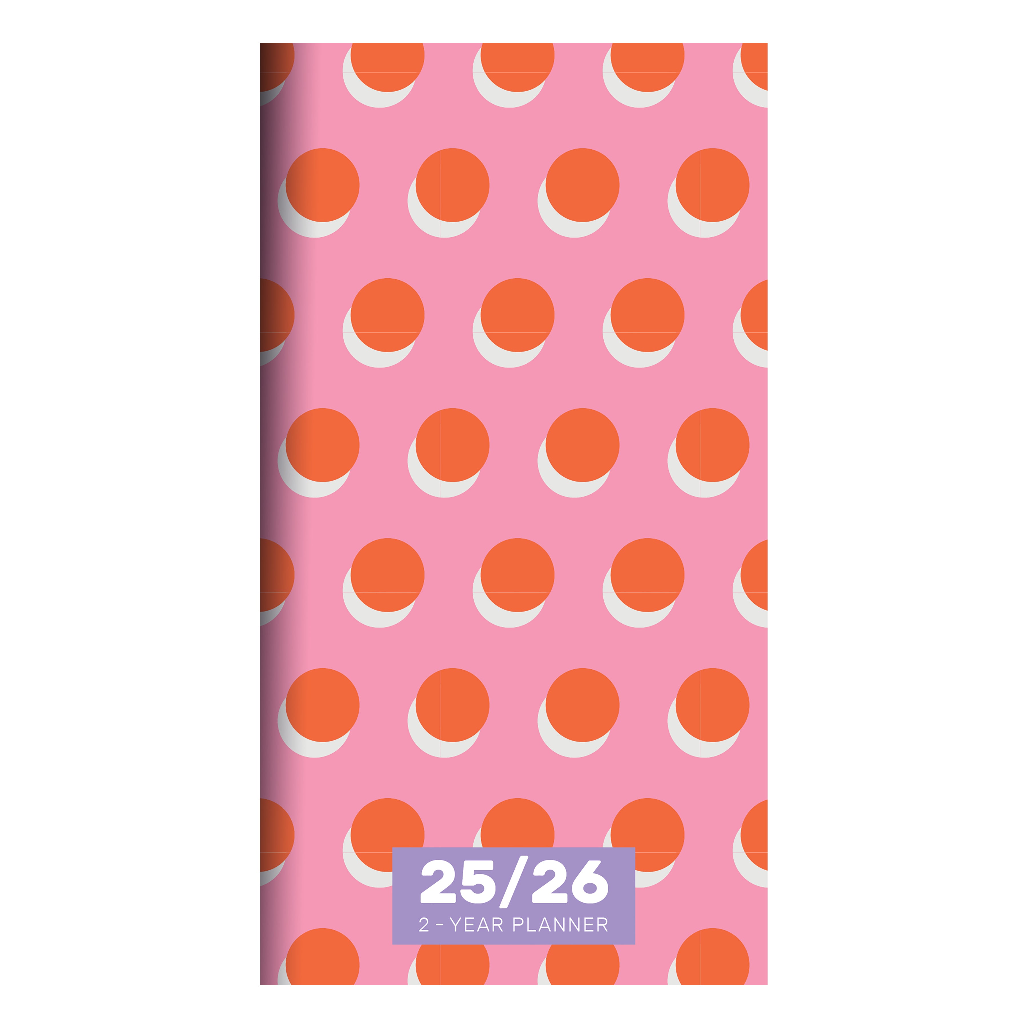 2025-2026 Pink Orange Crush Small Monthly Pocket Planner SELWII