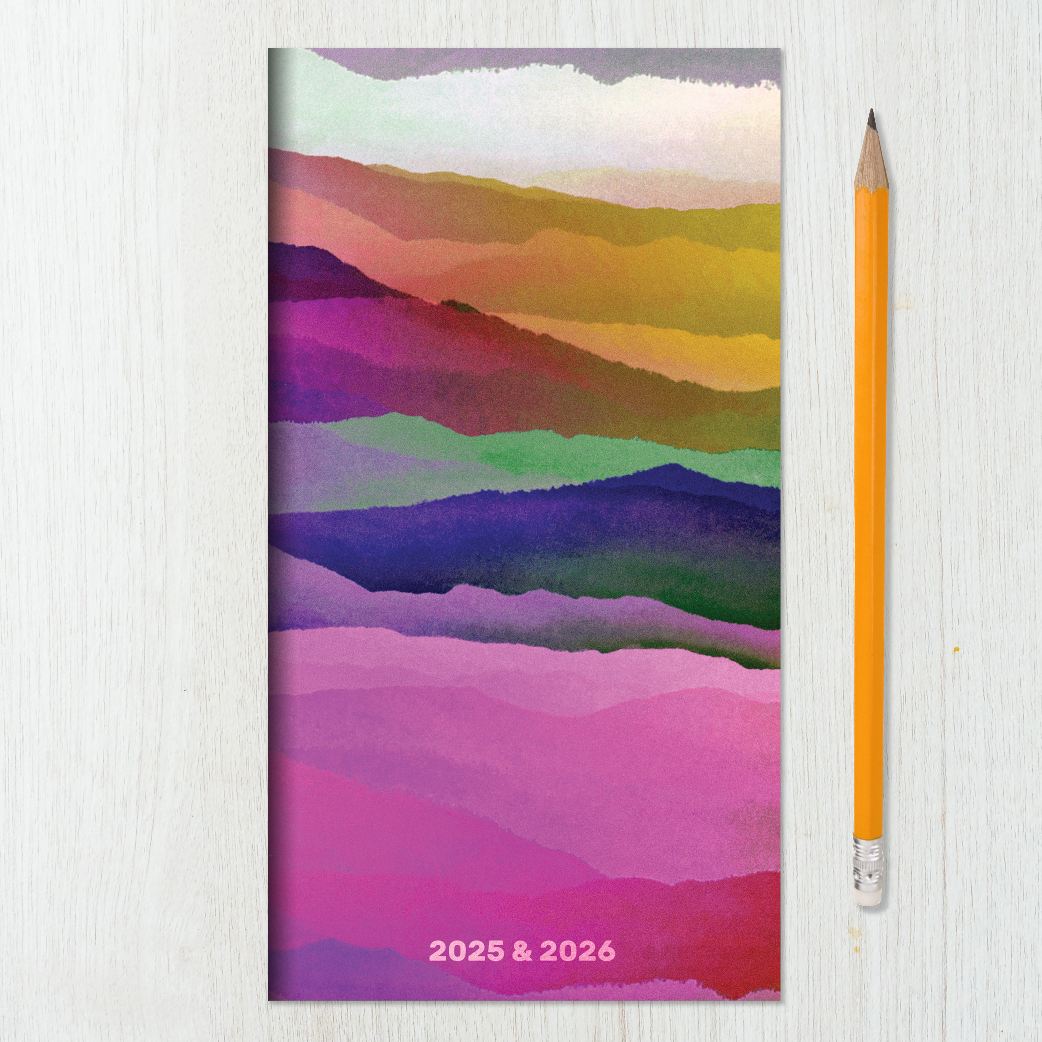 2025-2026 Purple Mountain Majesty Small Monthly Pocket Planner SELWII