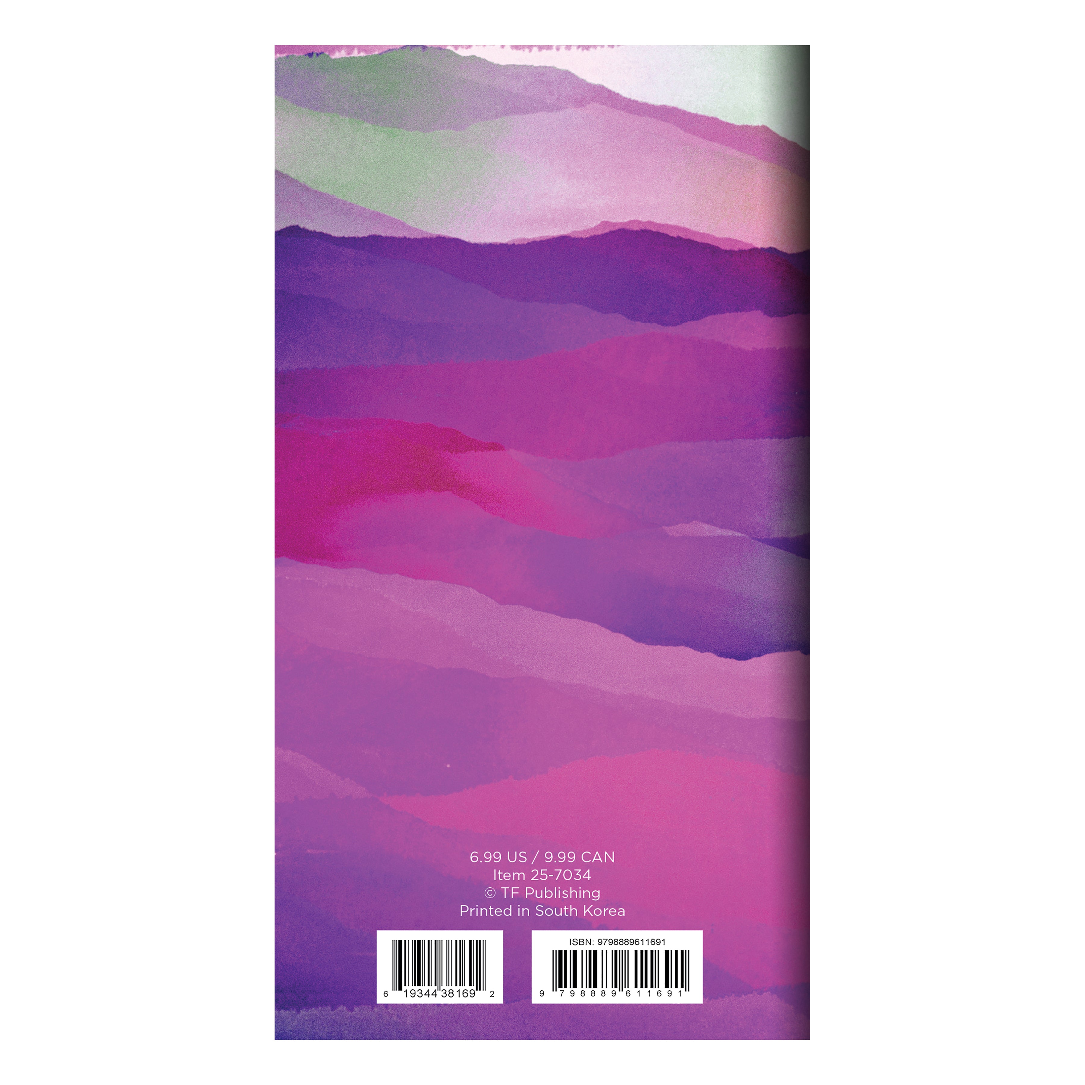 2025-2026 Purple Mountain Majesty Small Monthly Pocket Planner SELWII