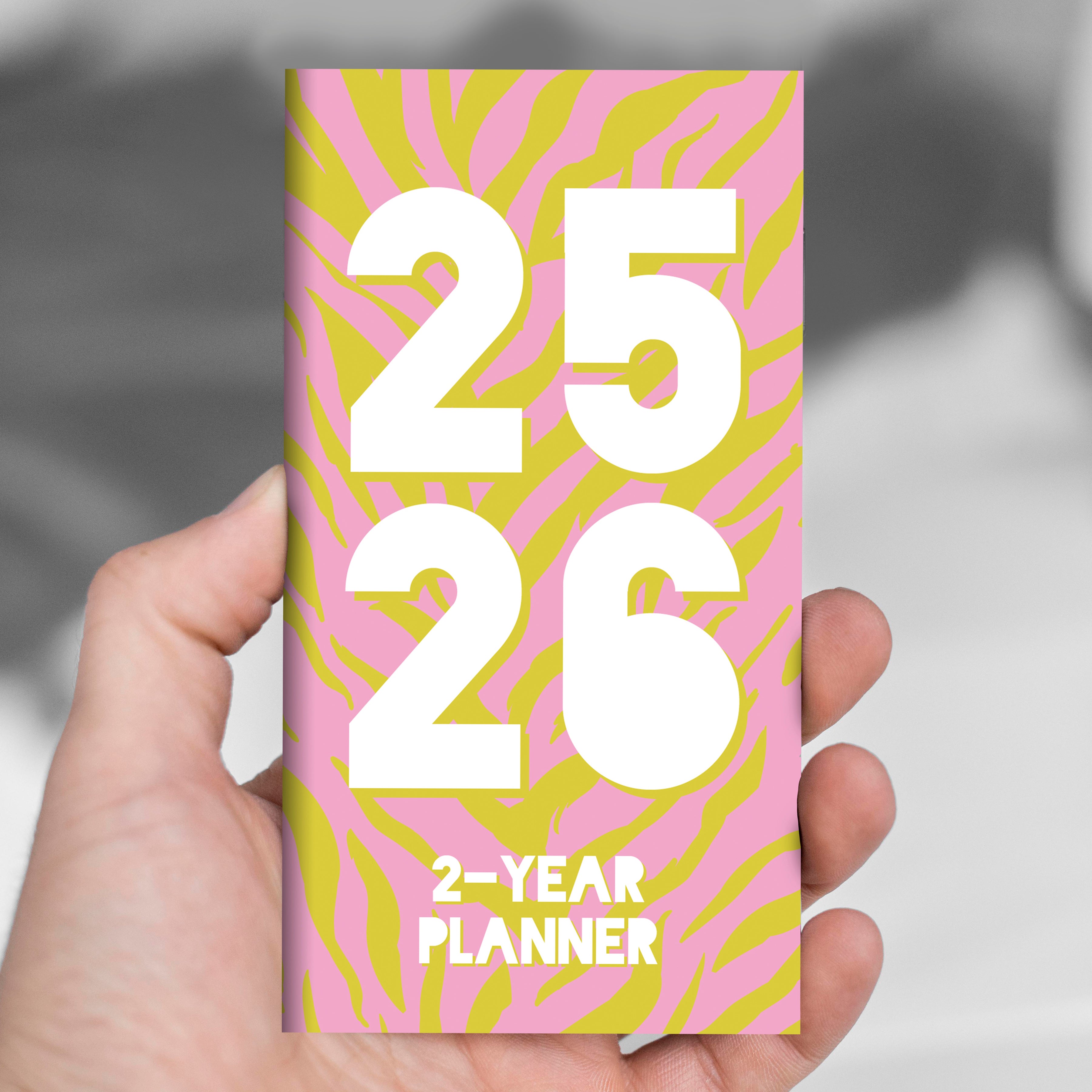 2025-2026 Sassy Zebra Small Monthly Pocket Planner SELWII