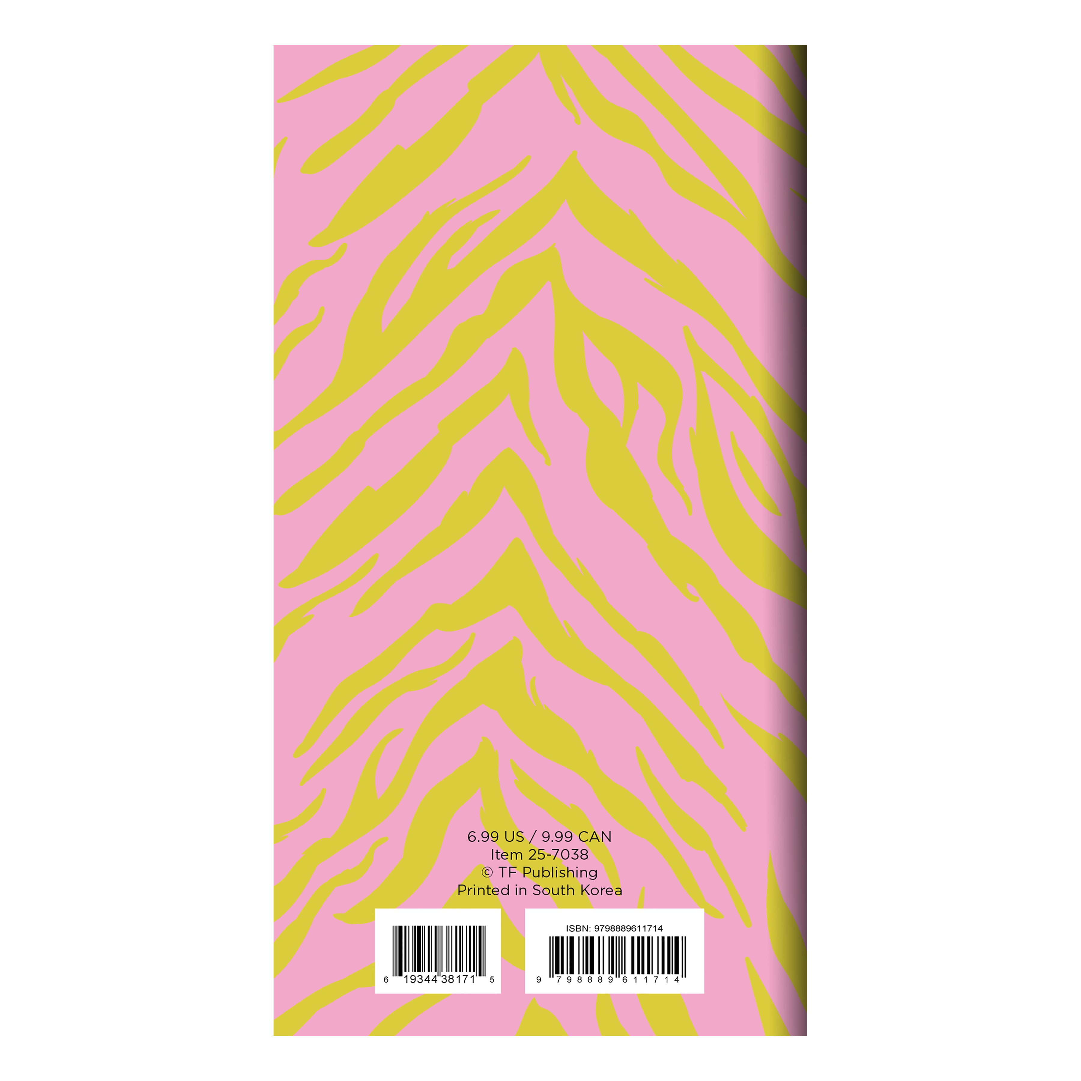 2025-2026 Sassy Zebra Small Monthly Pocket Planner SELWII