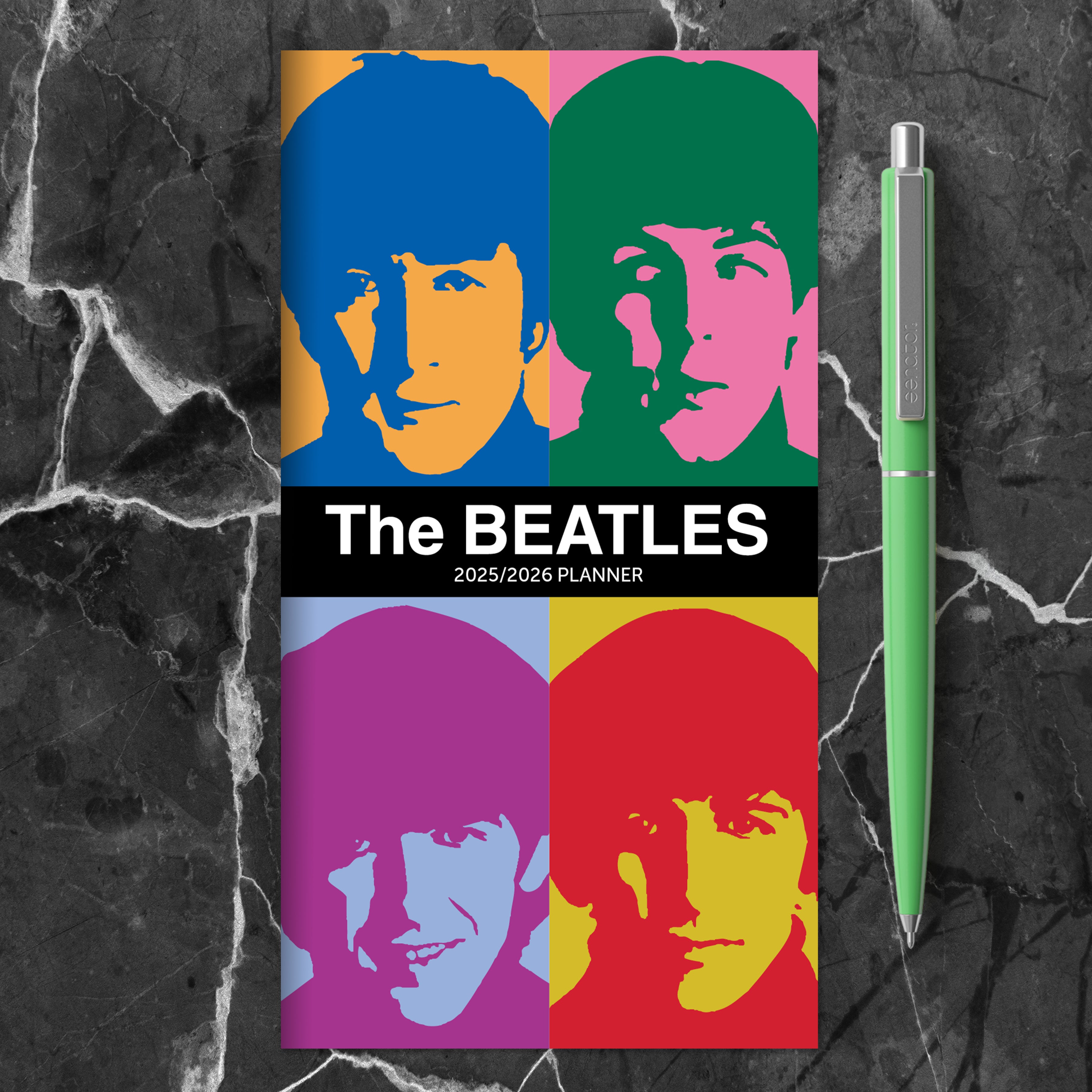 2025-2026 The Beatles Small Monthly Pocket Planner SELWII