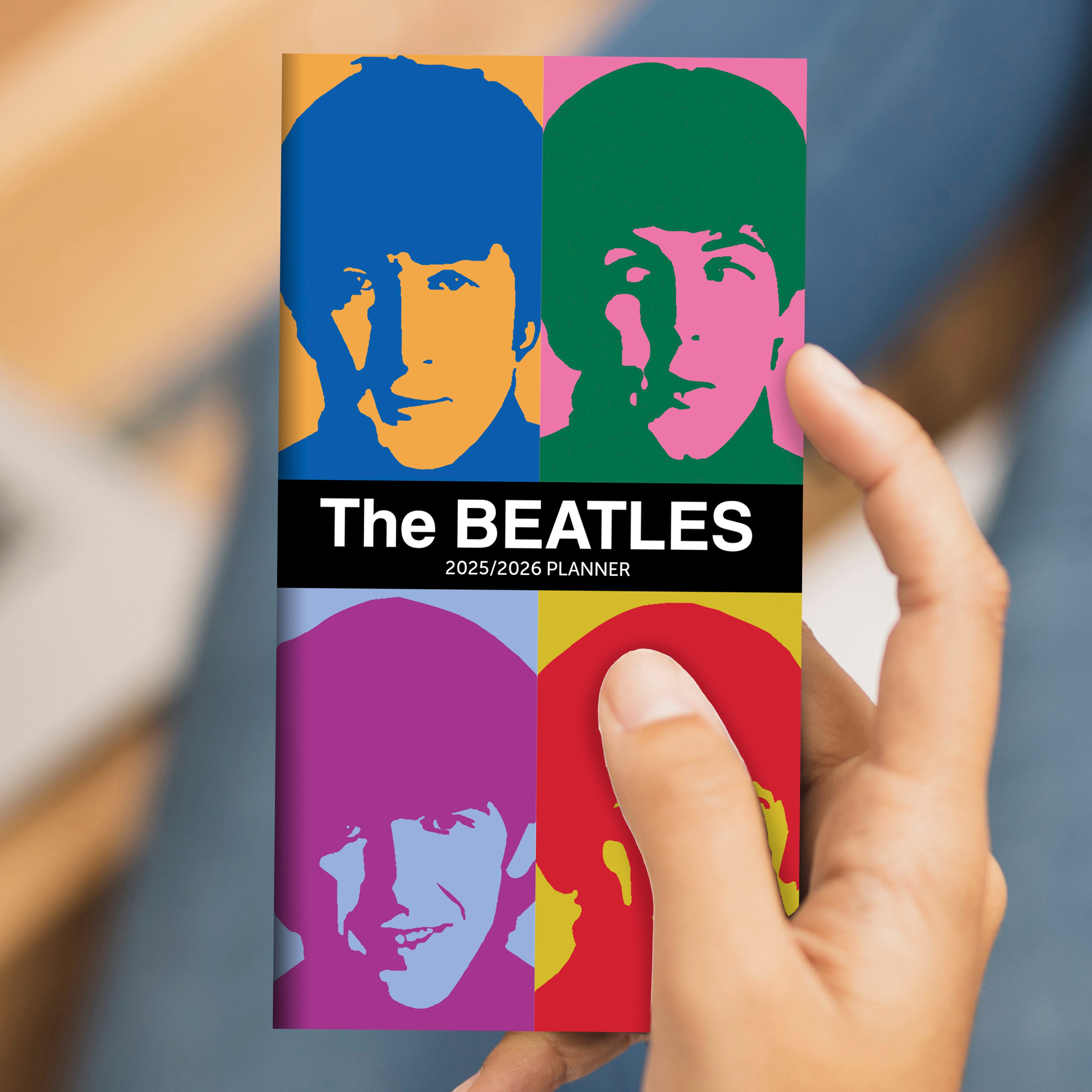 2025-2026 The Beatles Small Monthly Pocket Planner SELWII