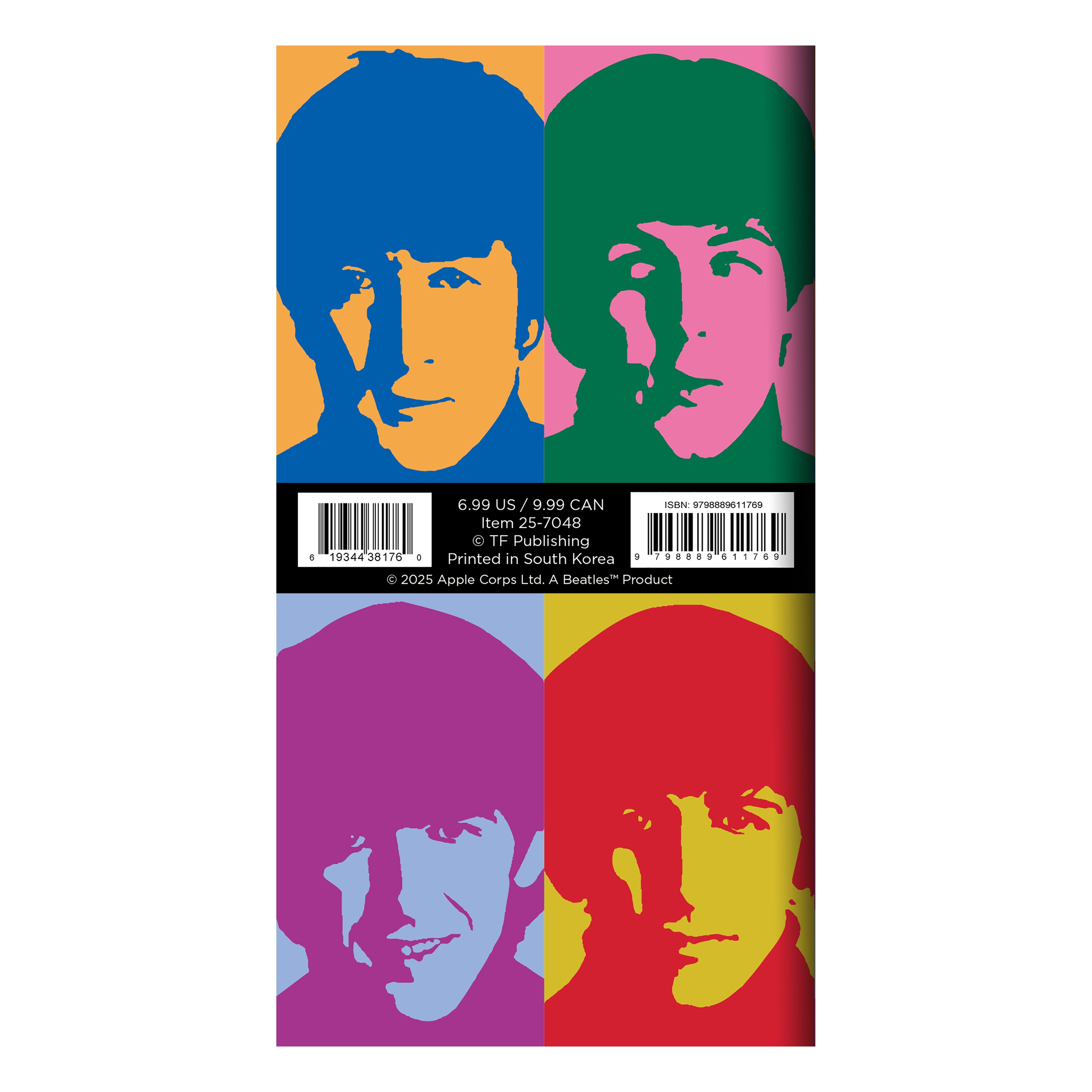 2025-2026 The Beatles Small Monthly Pocket Planner SELWII