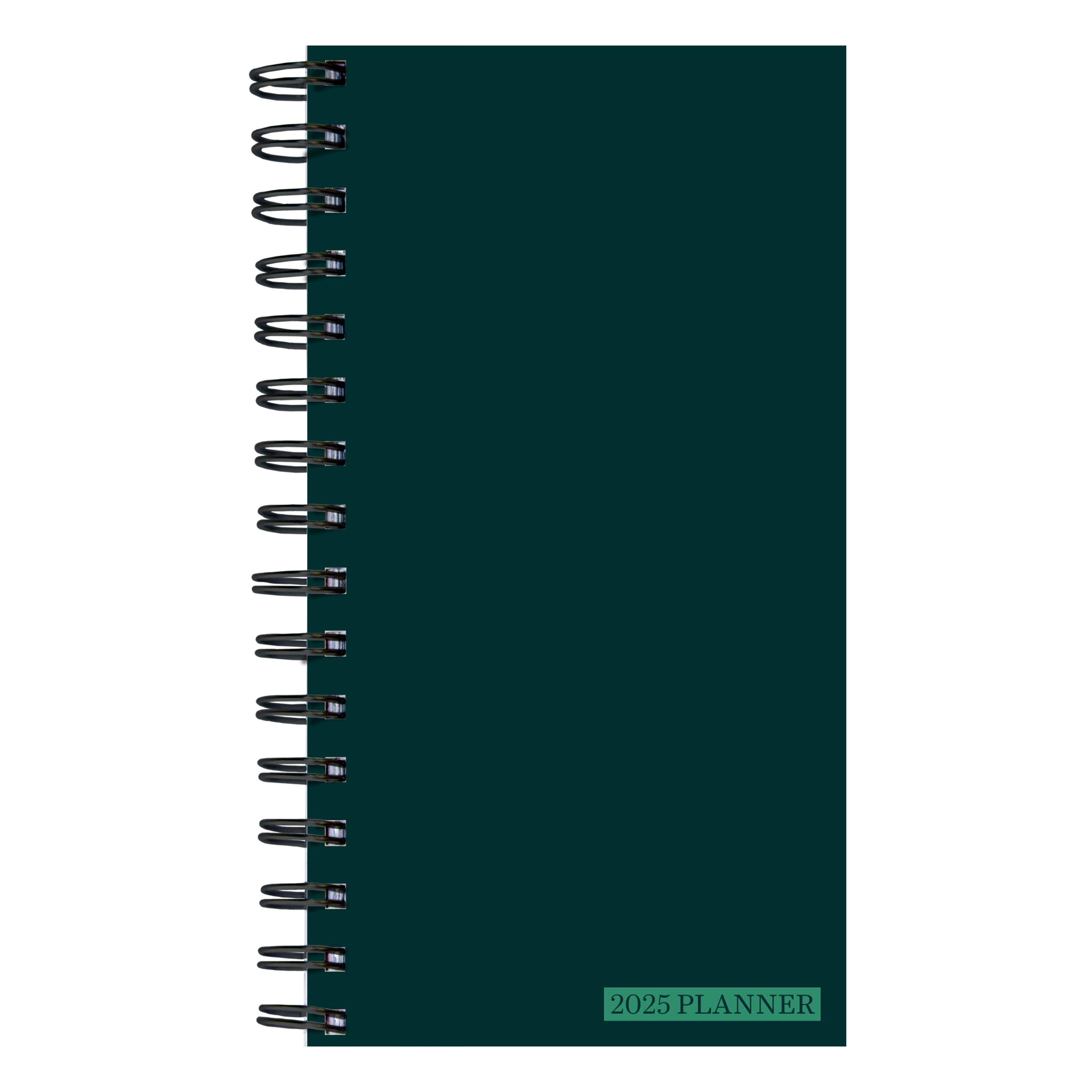 2025 Deep Jade Small Weekly Monthly Planner SELWII