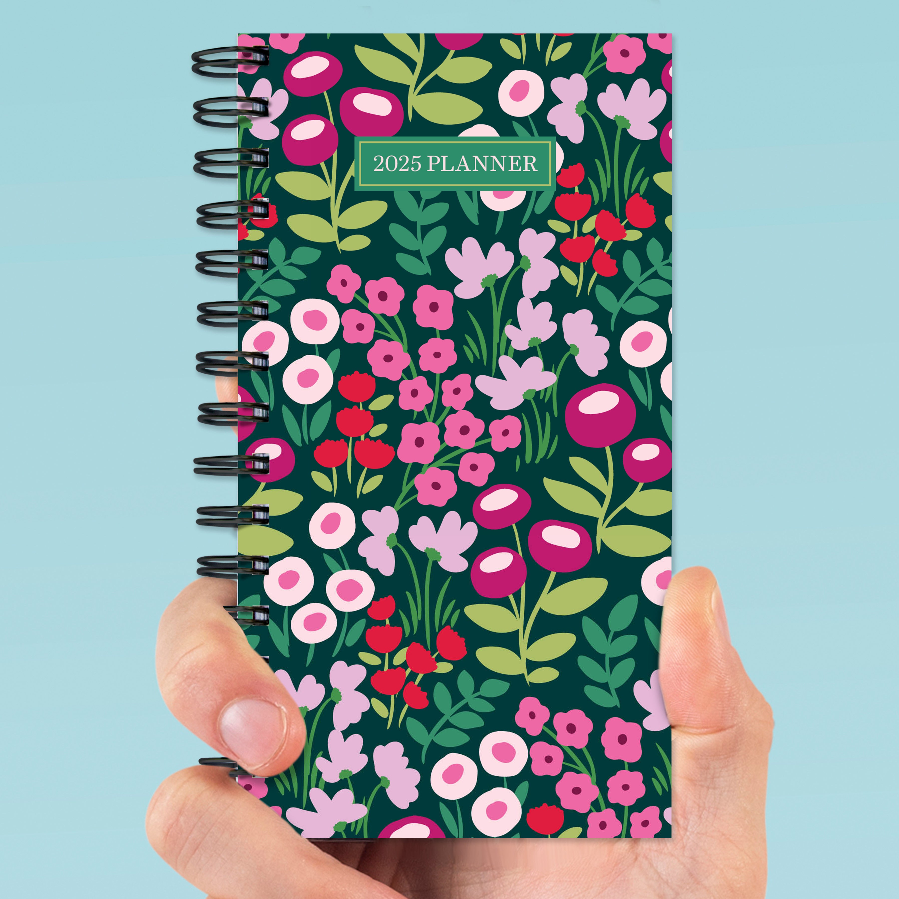 2025 Floral Burst Small Weekly Monthly Planner SELWII