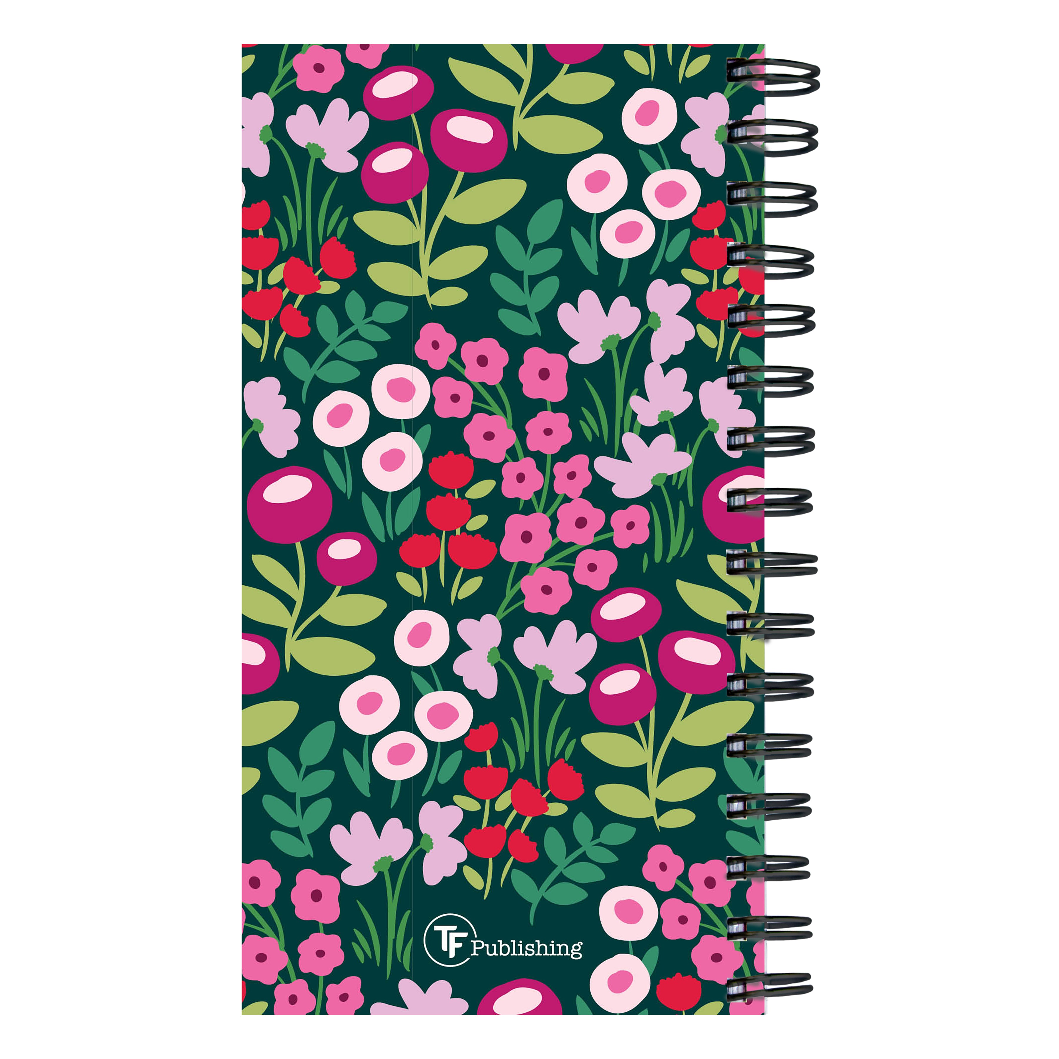 2025 Floral Burst Small Weekly Monthly Planner SELWII