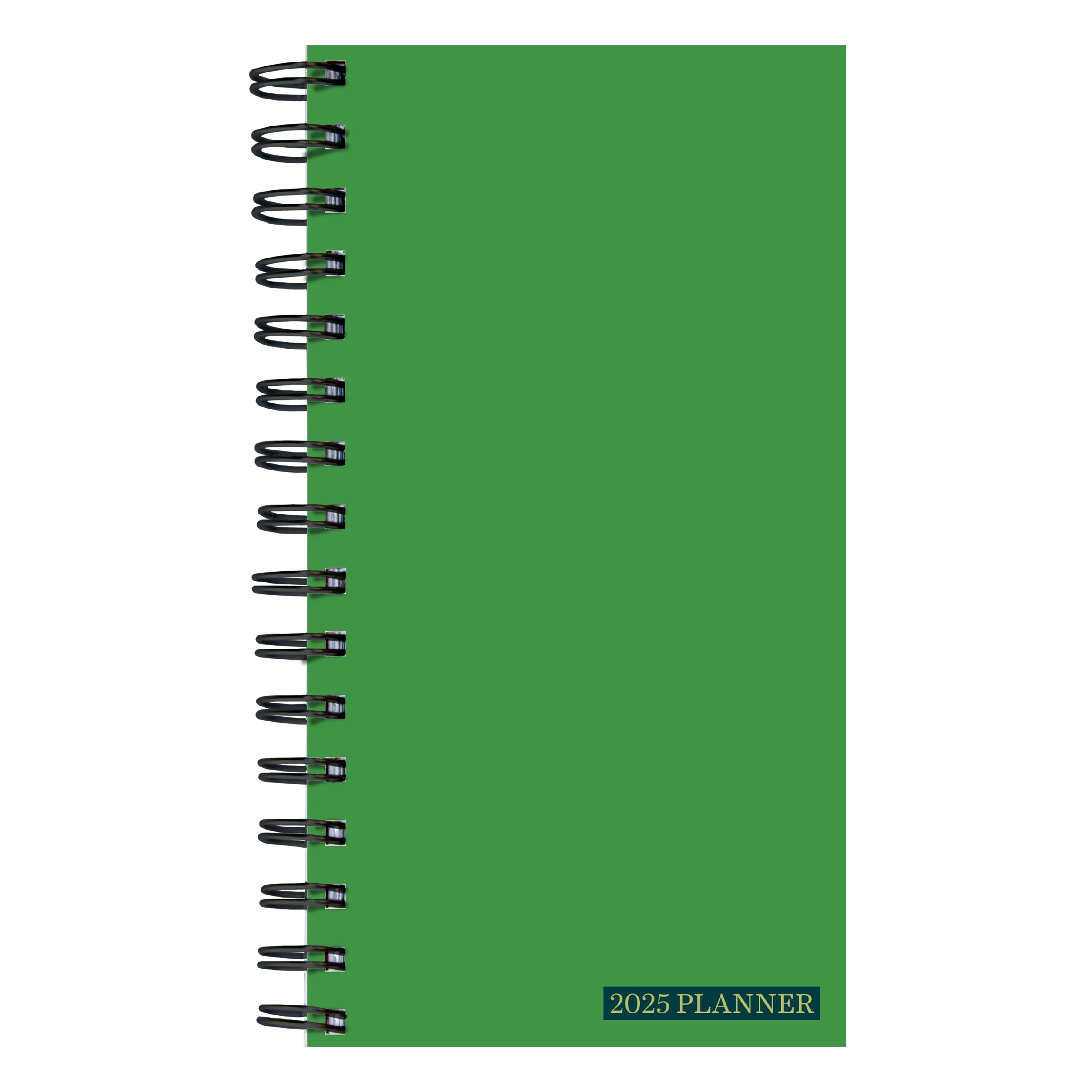 2025 Green Grass Small Weekly Monthly Planner SELWII