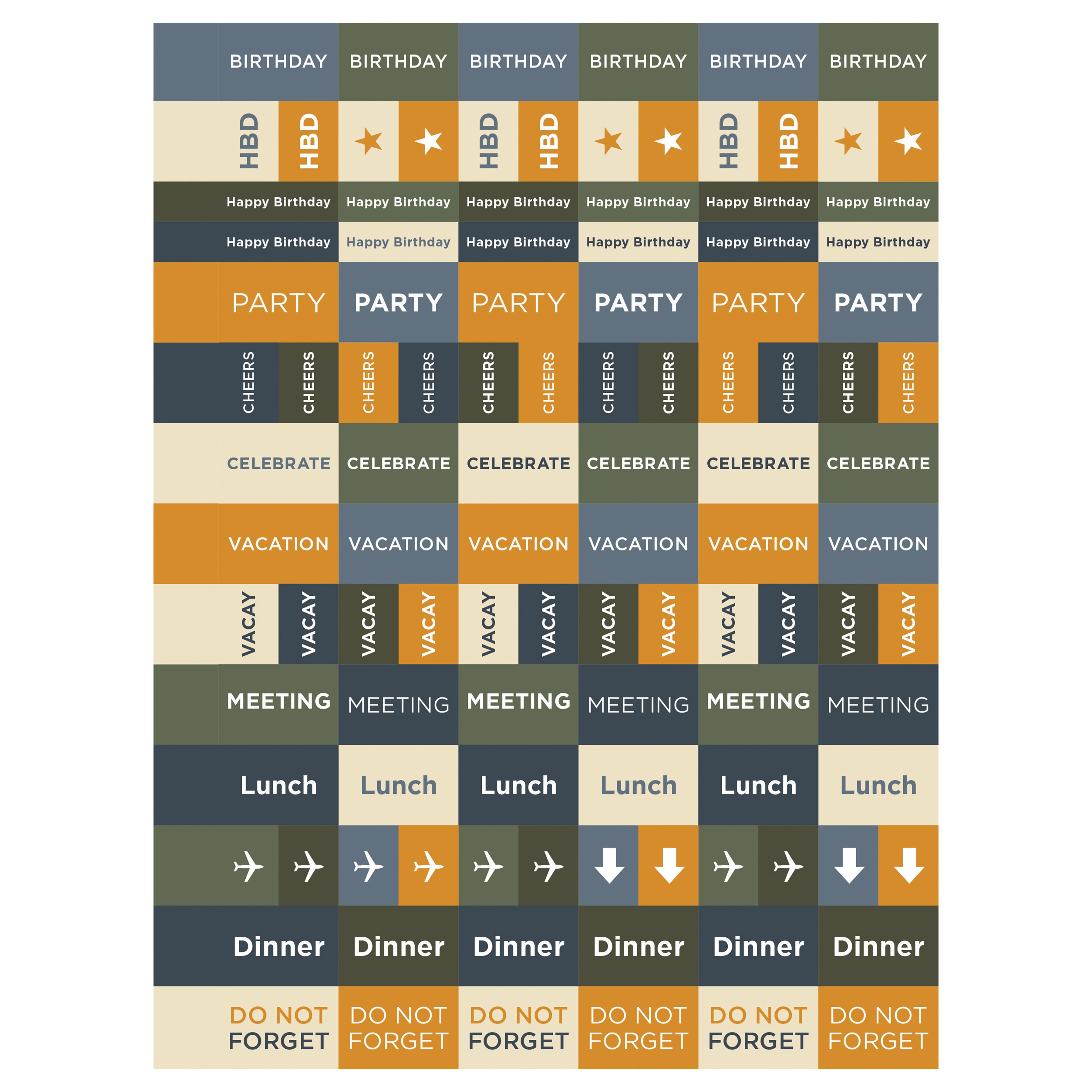 2025 Element Layers Medium Weekly Monthly Planner SELWII