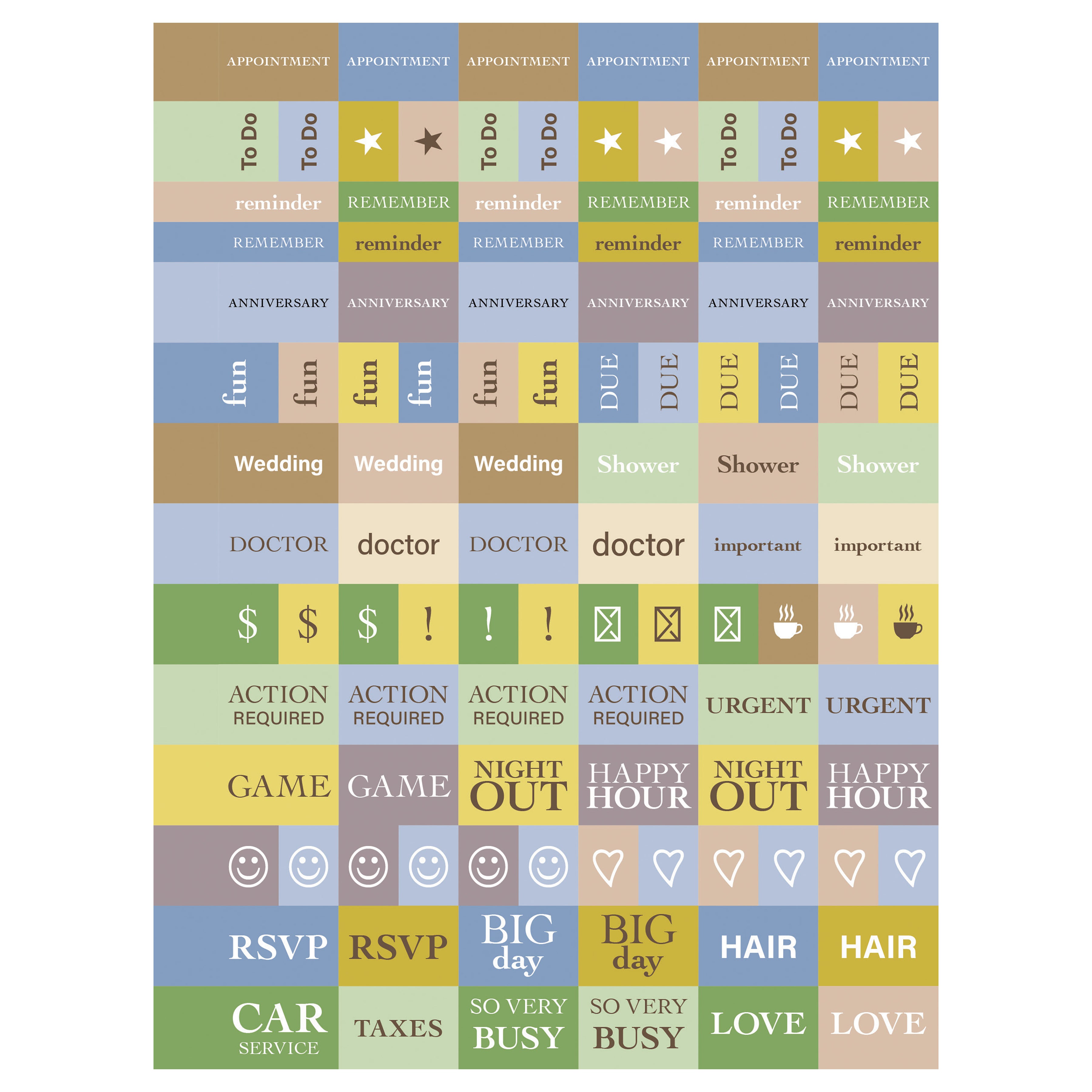 2025 Italian Sky Medium Weekly Monthly Planner SELWII