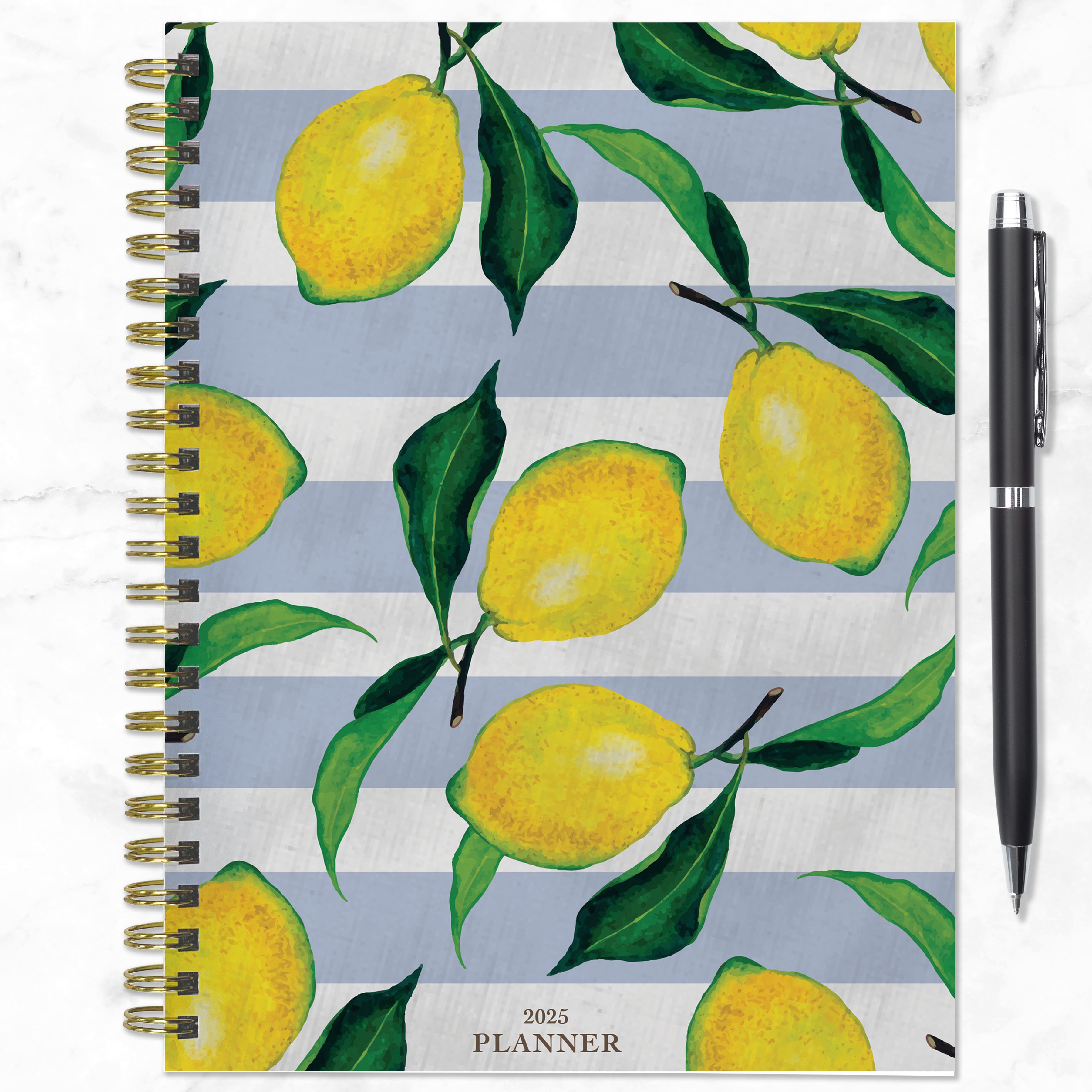 2025 Lemons of Capri Medium Weekly Monthly Planner SELWII