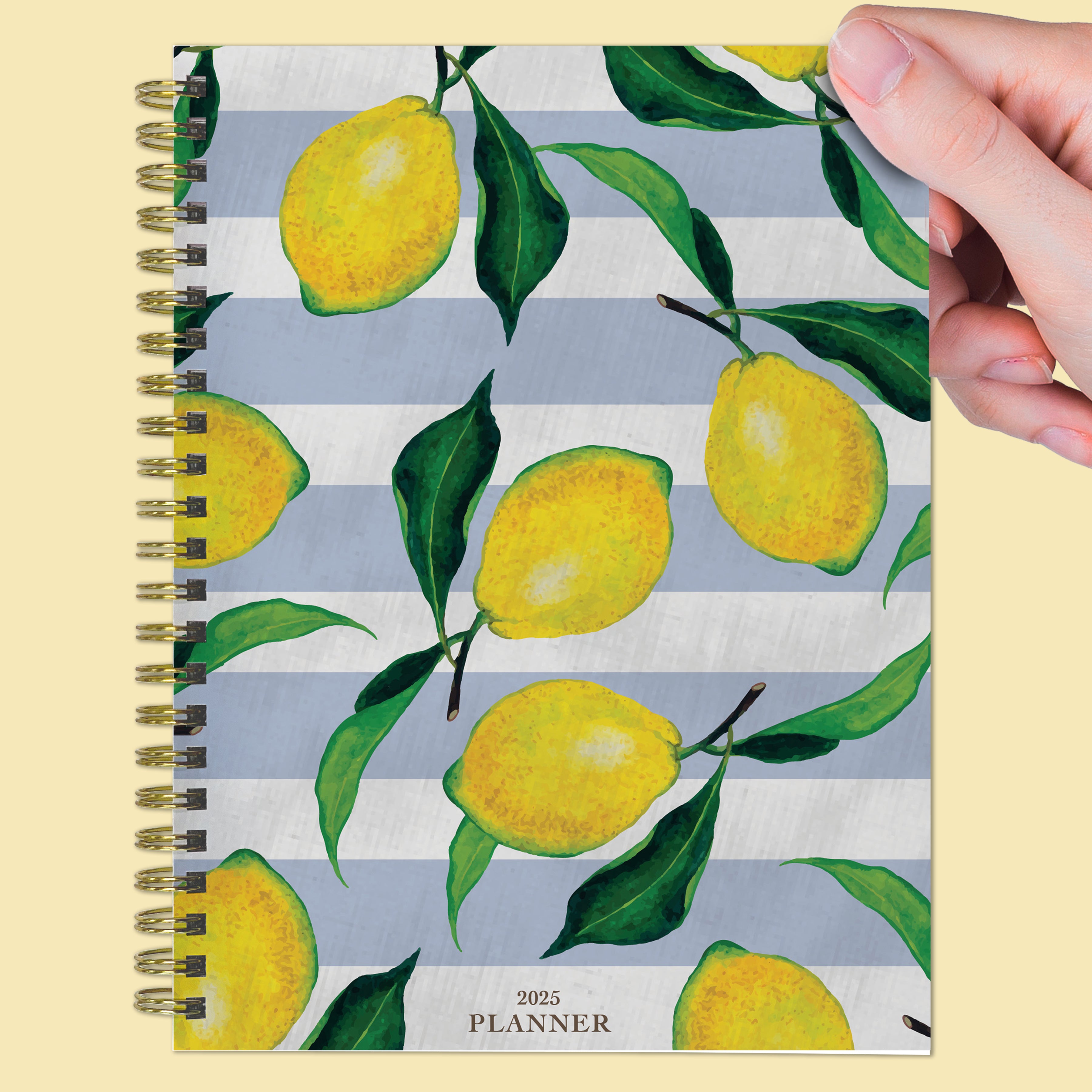 2025 Lemons of Capri Medium Weekly Monthly Planner SELWII