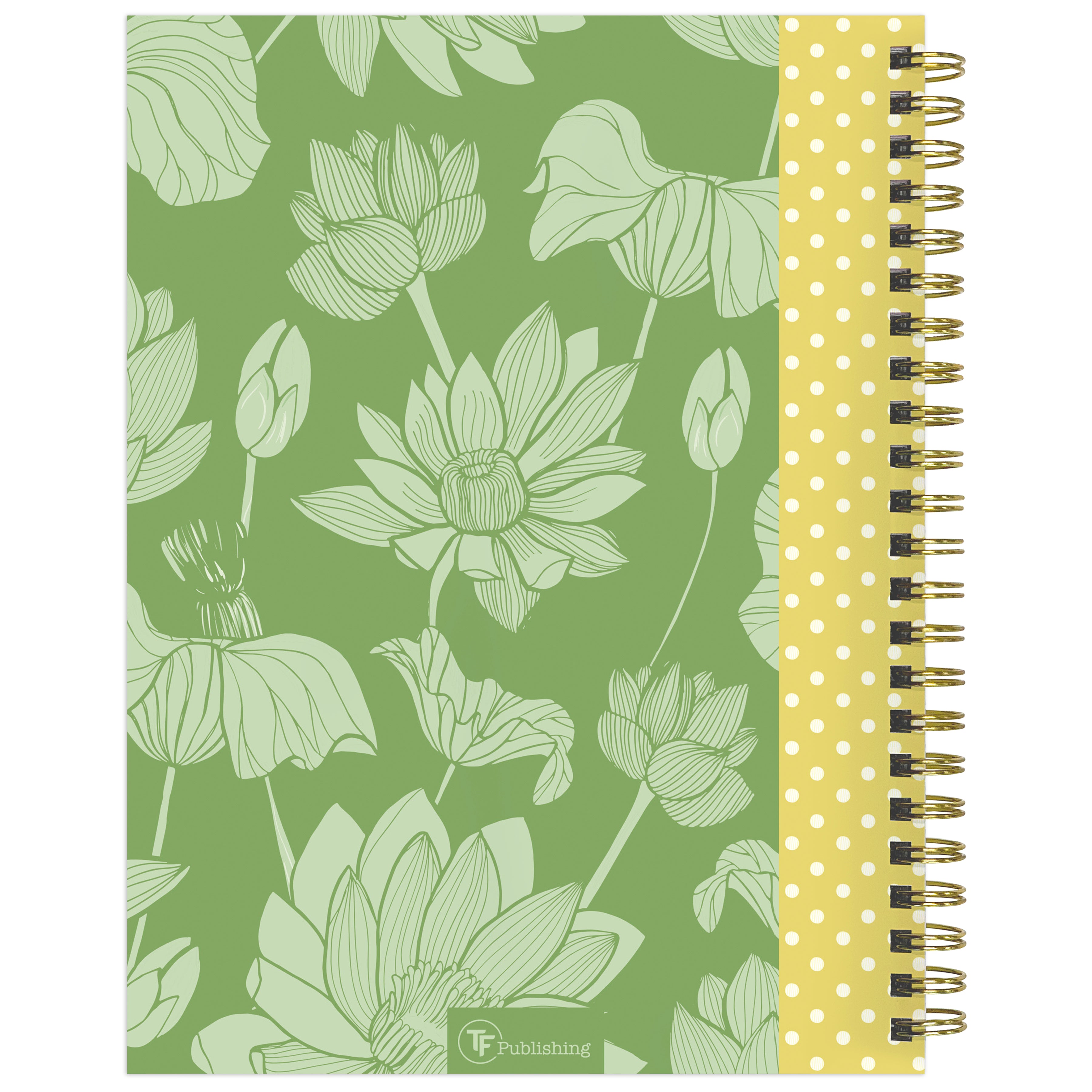 2025 Lotus Medium Weekly Monthly Planner SELWII