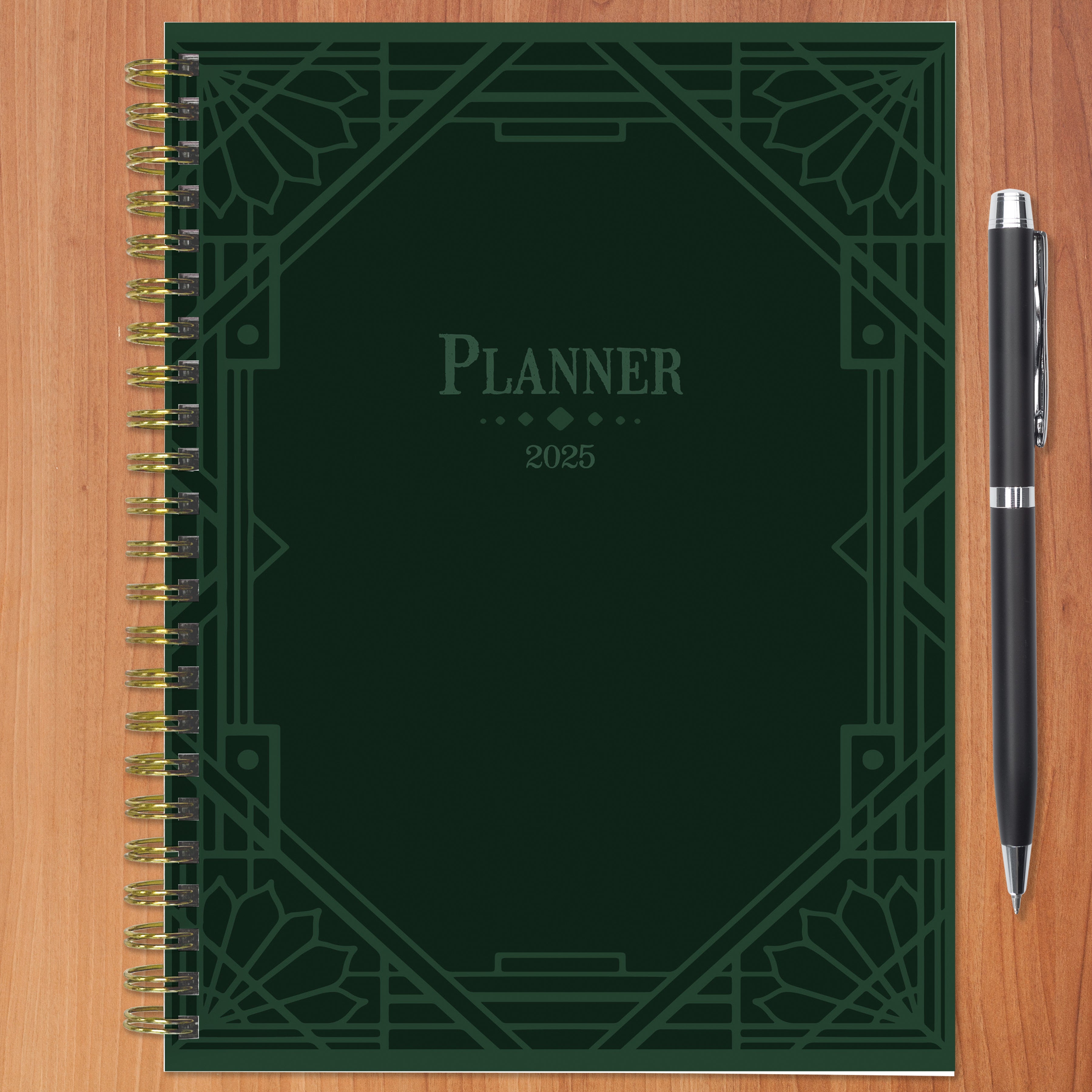 2025 Emerald Edition Medium Weekly Monthly Planner SELWII