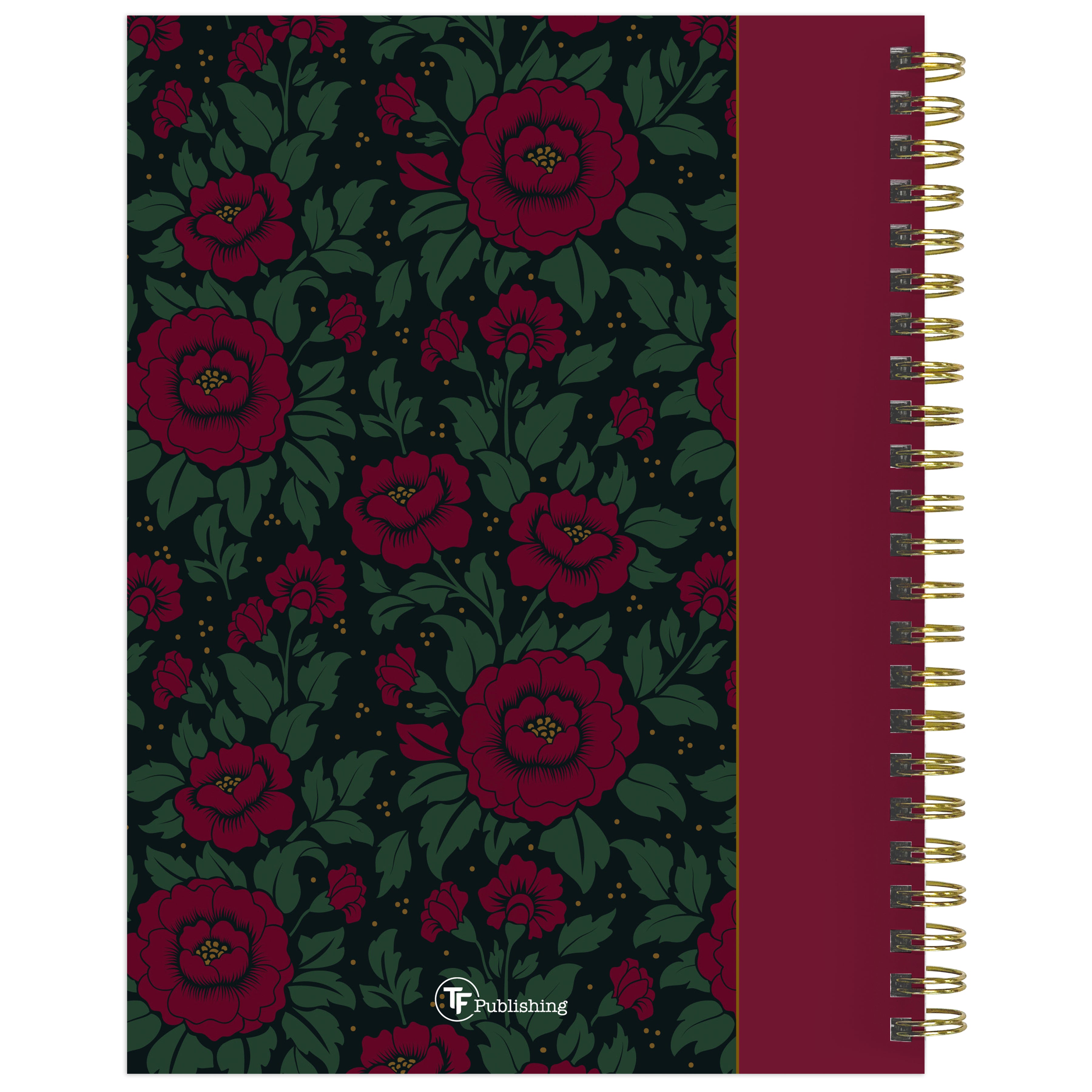 2025 Victorian Blooms Medium Weekly Monthly Planner SELWII