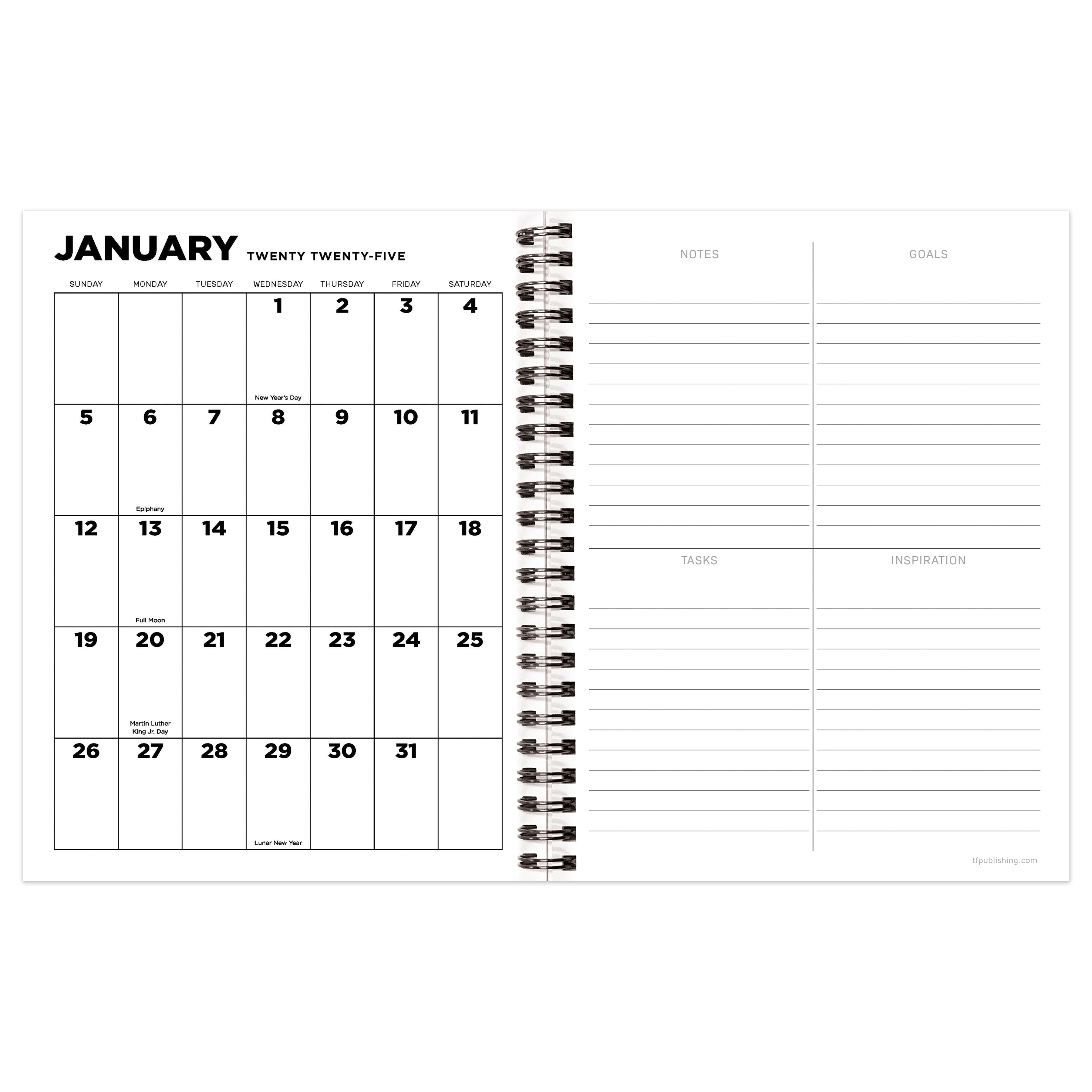 2025 The Beatles Medium Weekly Monthly Planner SELWII