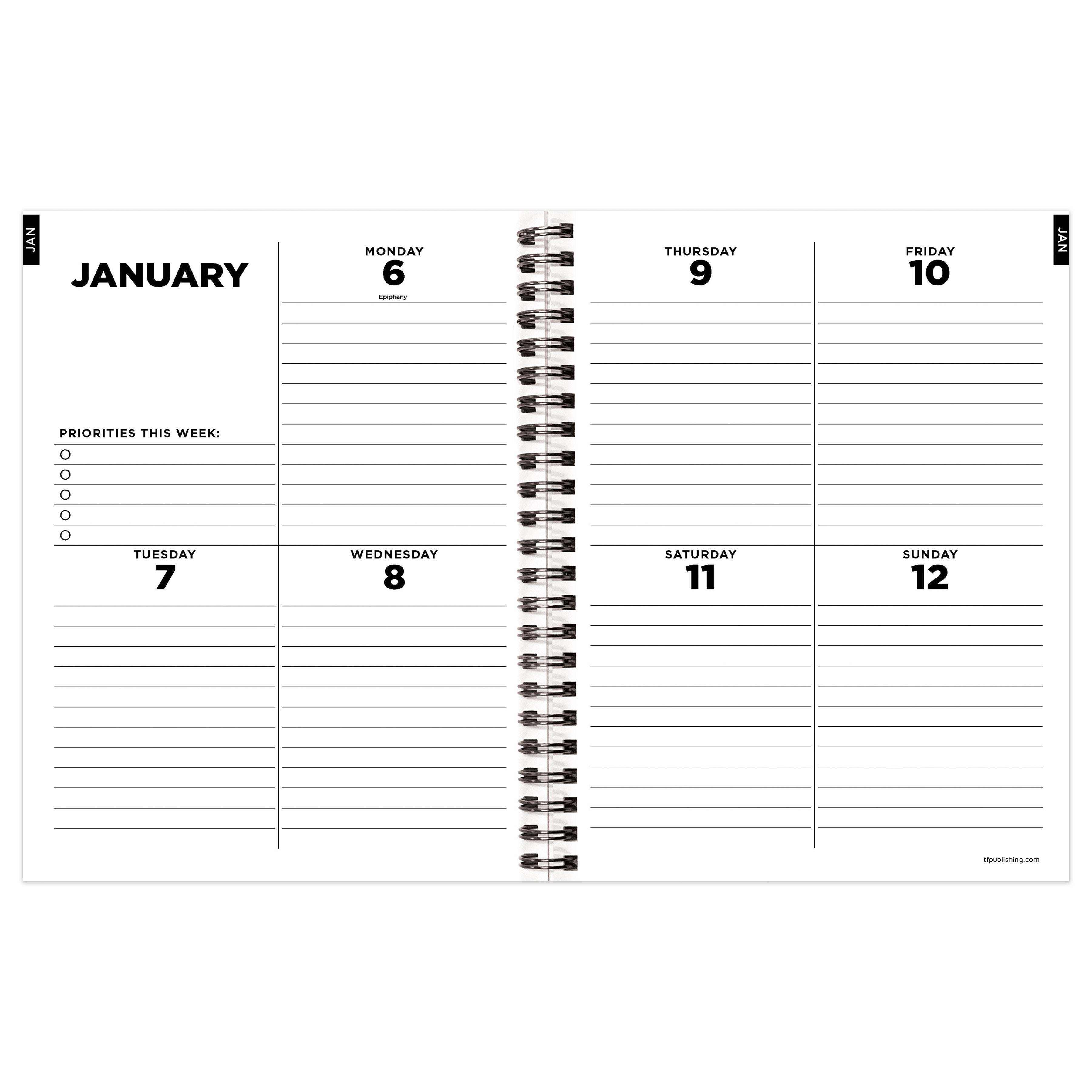 2025 The Beatles Medium Weekly Monthly Planner SELWII