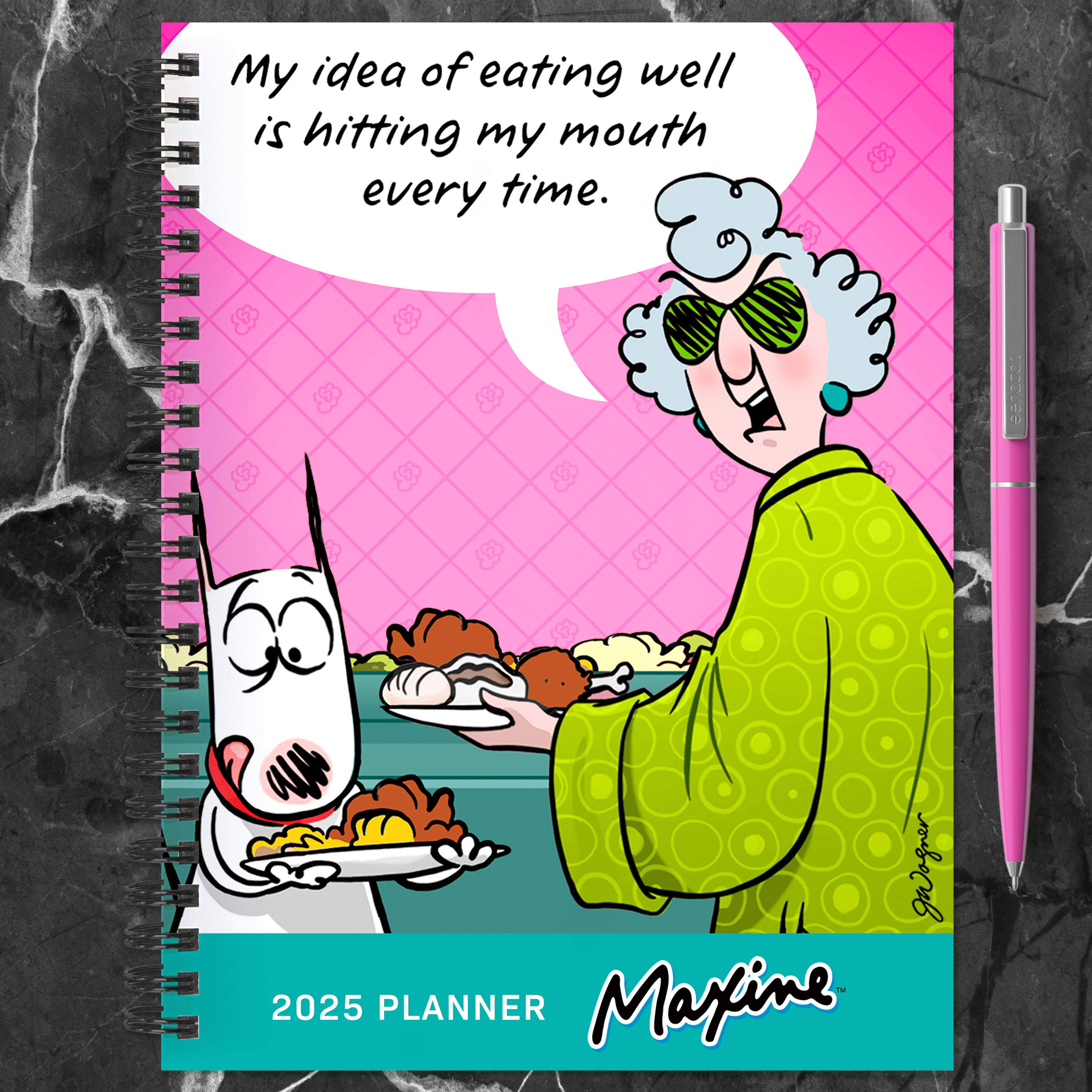 2025 Maxine Medium Weekly Monthly Planner SELWII