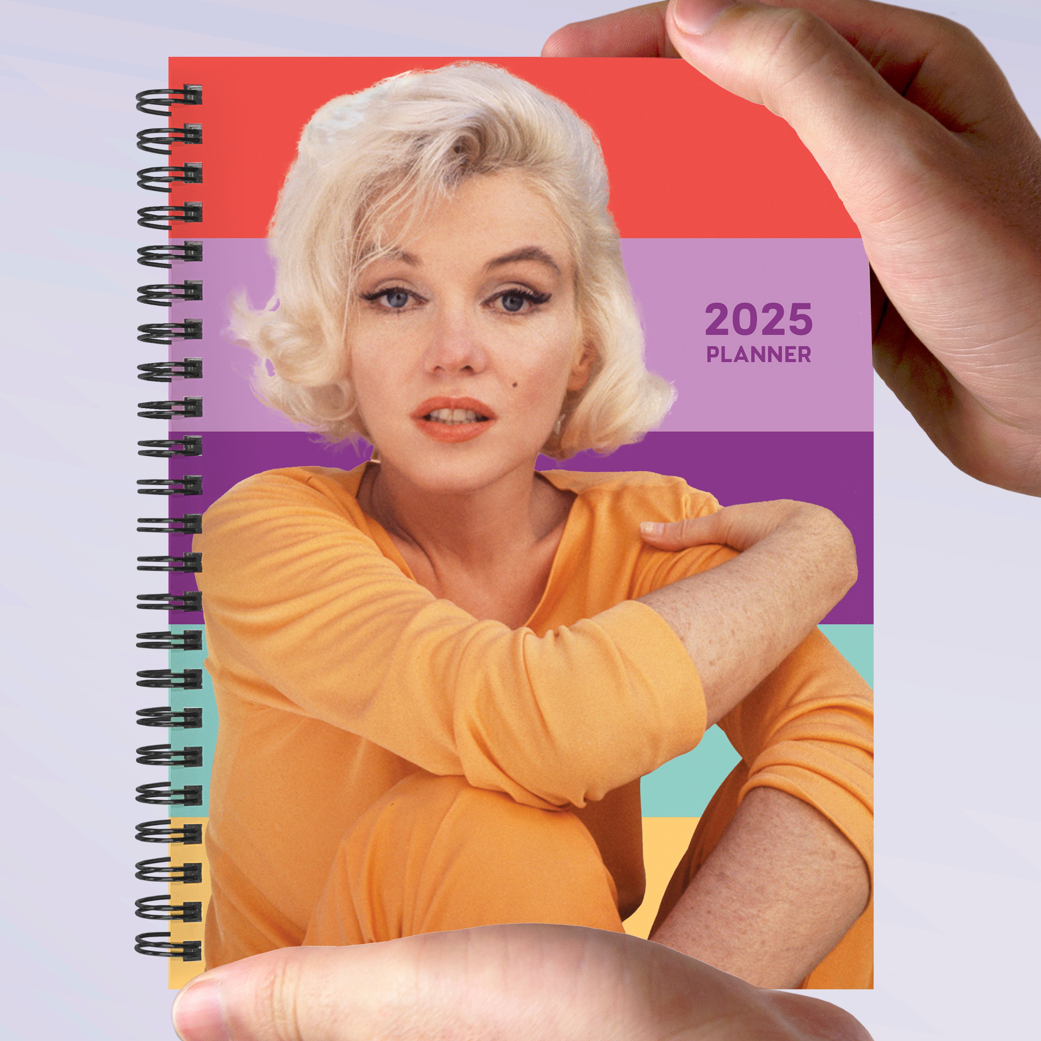 2025 Marilyn Monroe Medium Weekly Monthly Planner SELWII