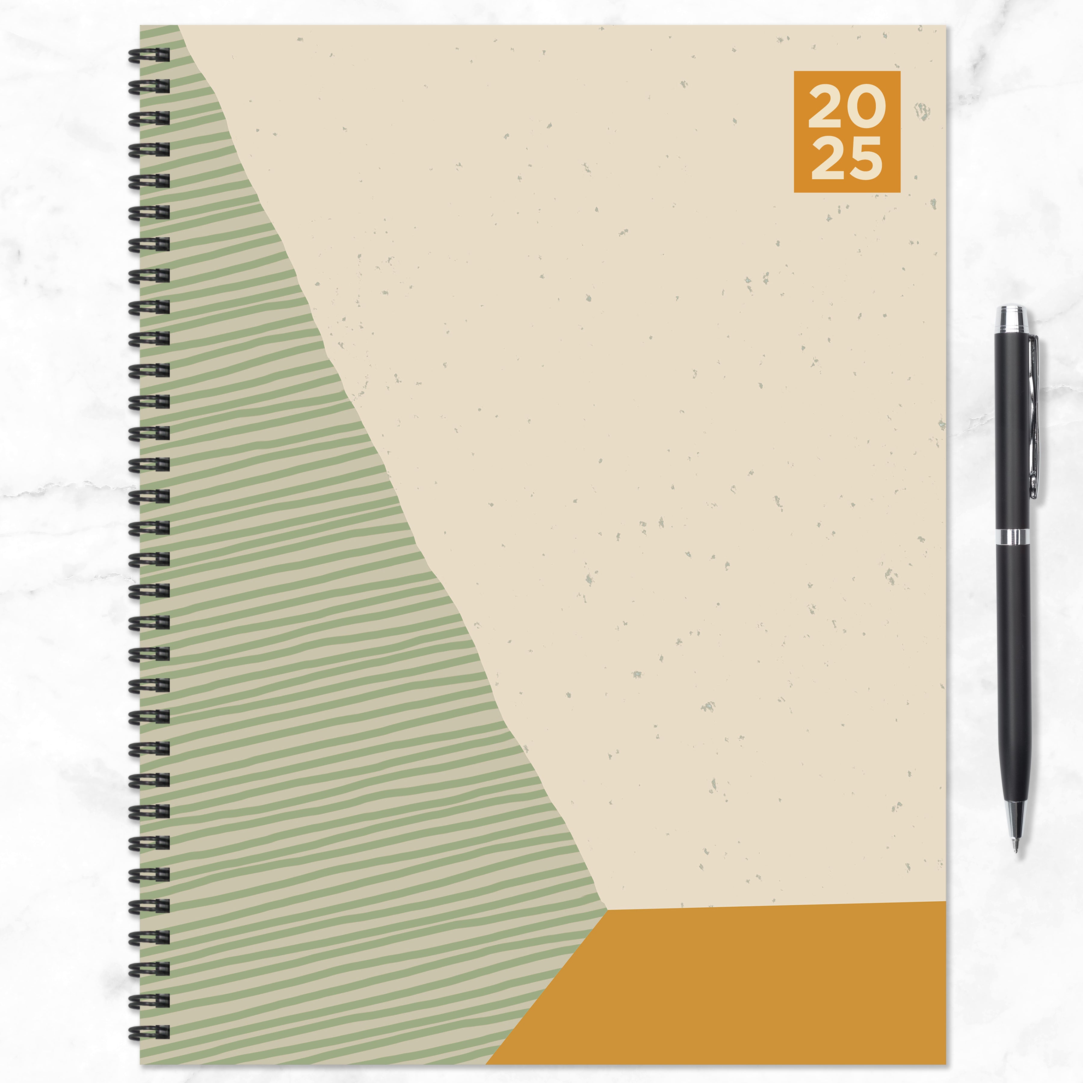 2025 Geometric Large Weekly Monthly Planner SELWII