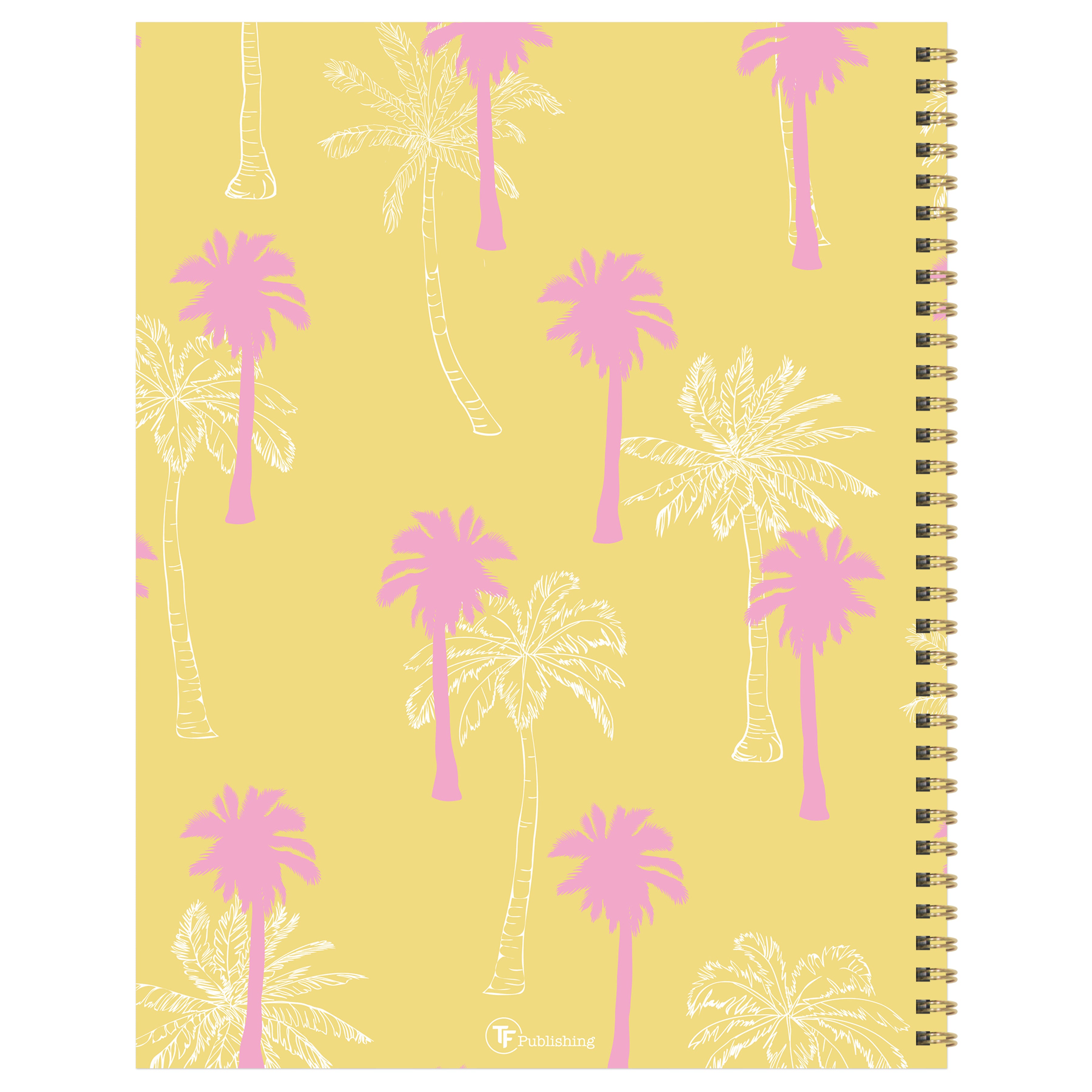 2025 Palms & Sunshine Large Weekly Monthly Planner SELWII