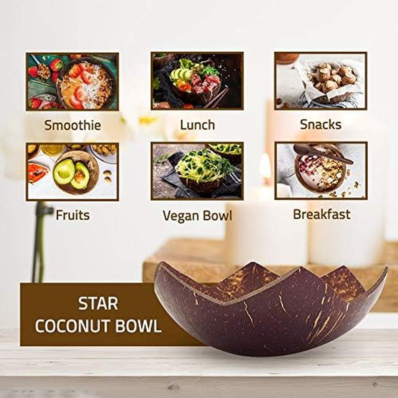 Eco-Friendly Star Coconut Bowl