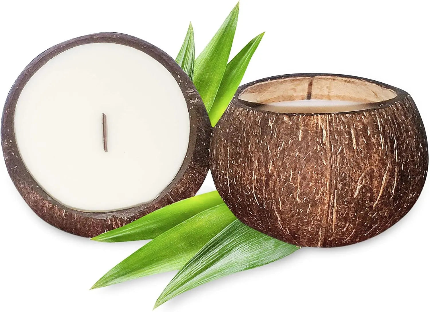 Jasmine Coconut Bowl Scented Candle