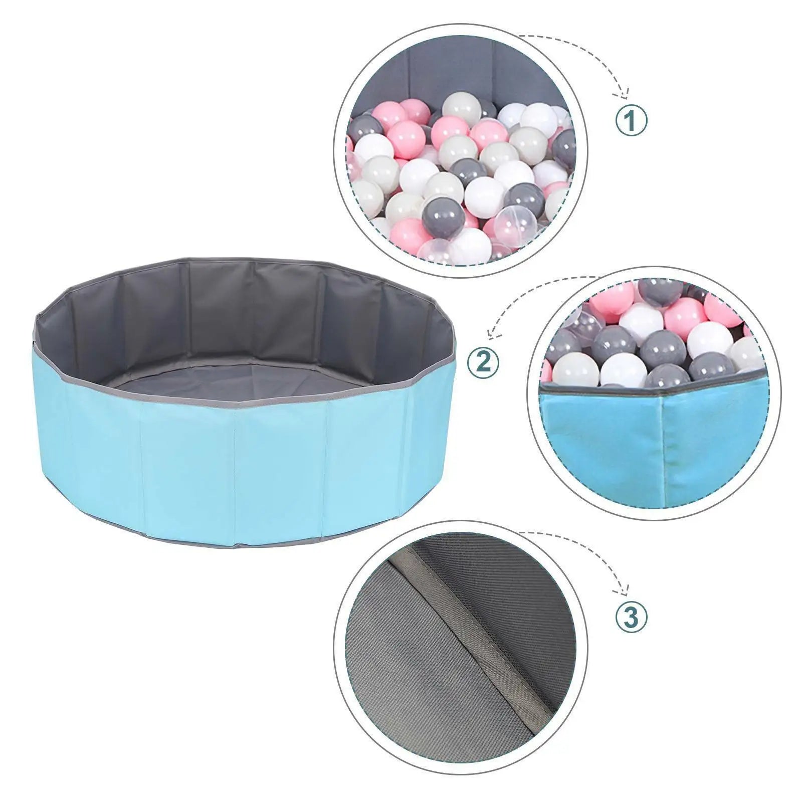 Eco-Friendly Folding Baby Toys Ball Pool