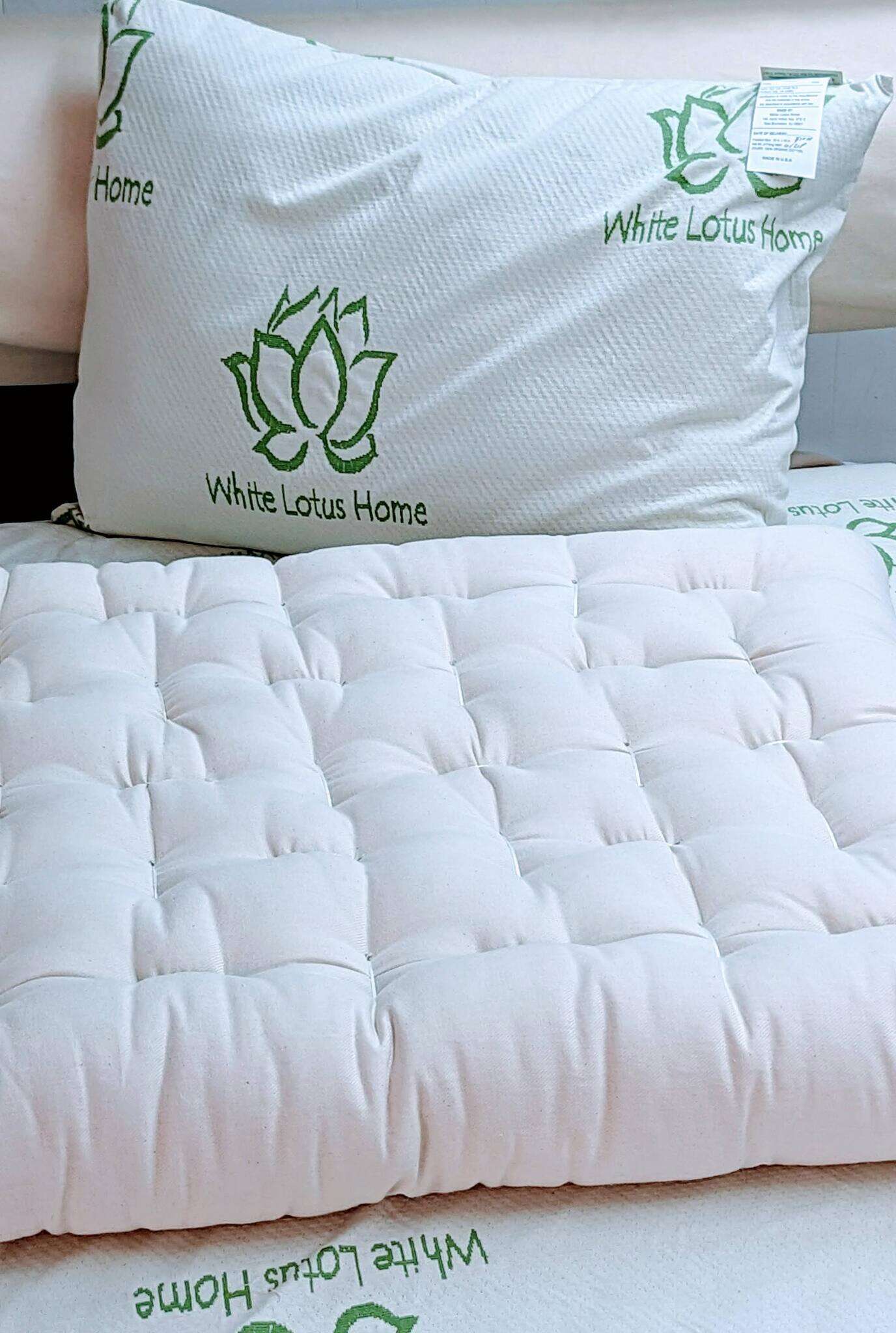 GOTS Organic Cotton Crib Mattress White